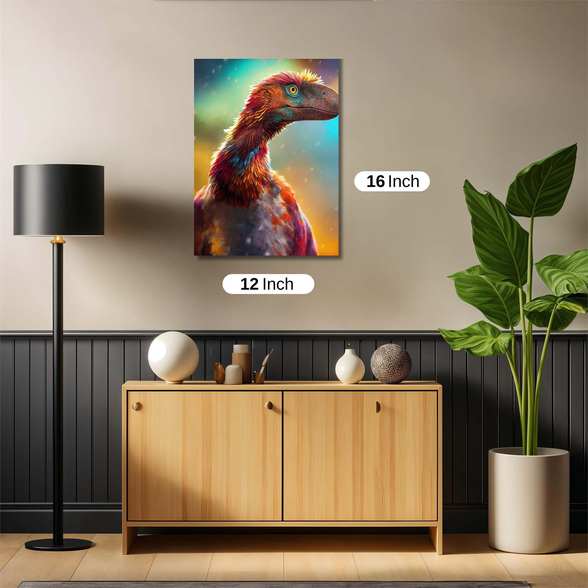Dinosaur Vividness Safe Wall Magnetic / M