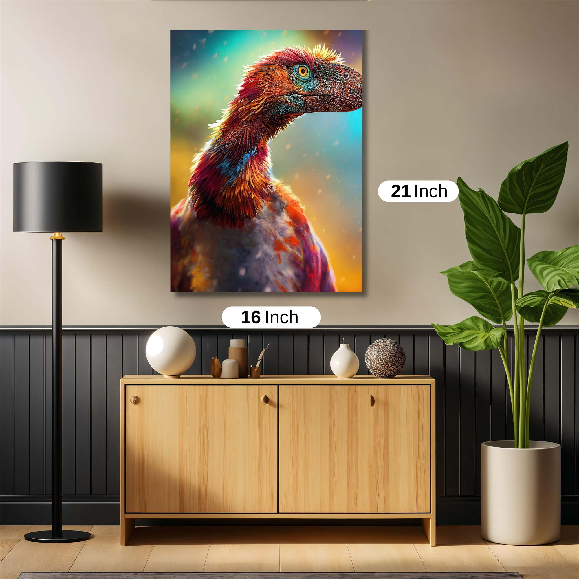 Dinosaur Vividness Safe Wall Magnetic / M