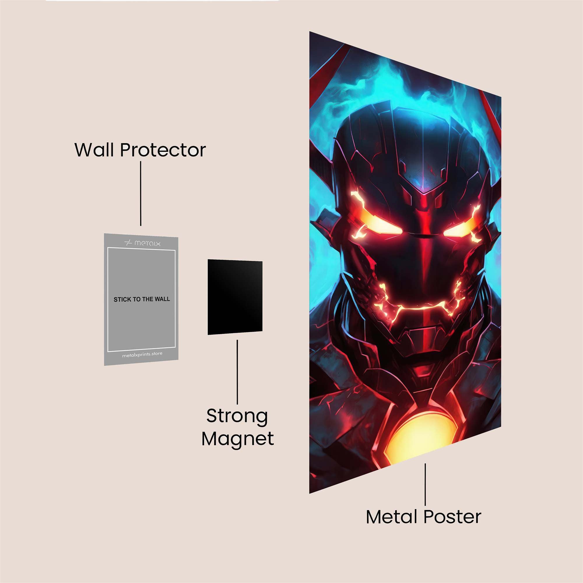 Inferno Guardian Safe Wall Magnetic / M