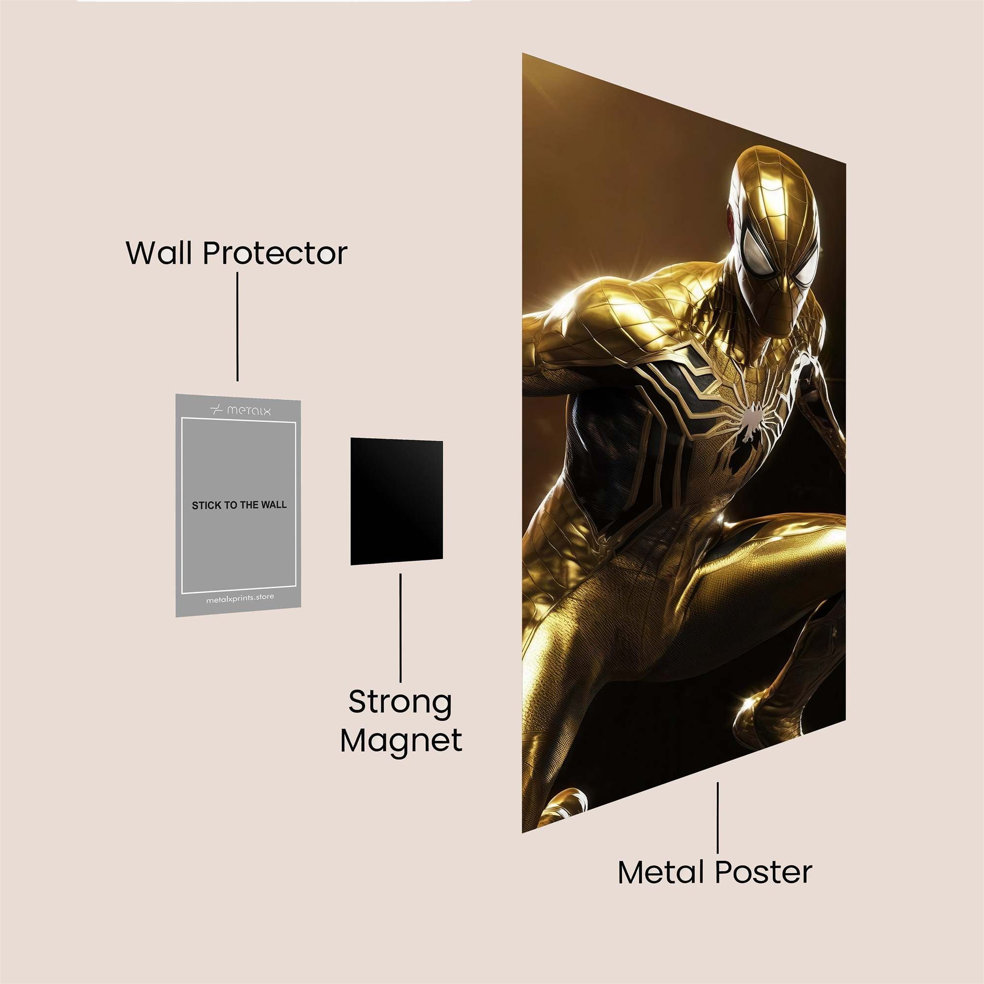 Spider-Man Radiance Safe Wall Magnetic / M