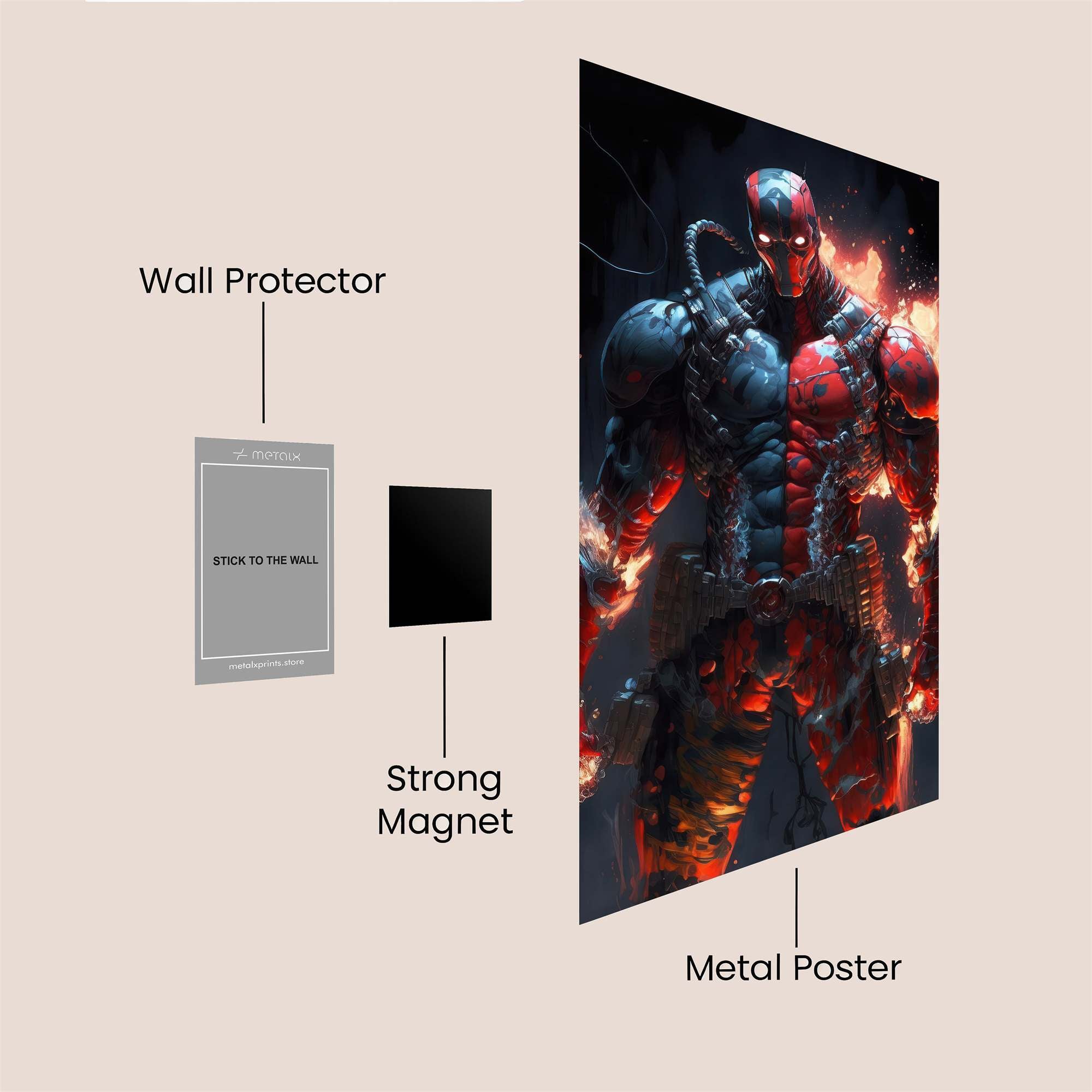 Inferno Vigilante Safe Wall Magnetic / M