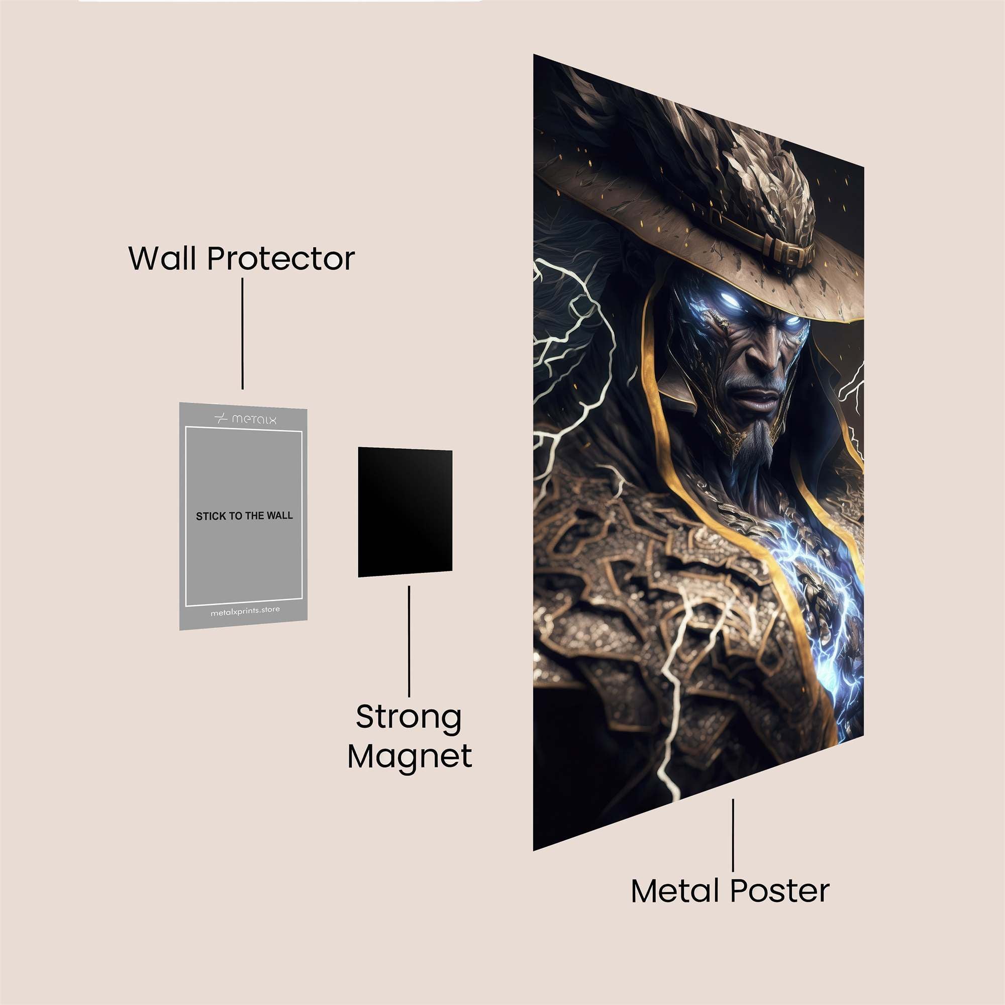 Thunderous Energy Safe Wall Magnetic / M