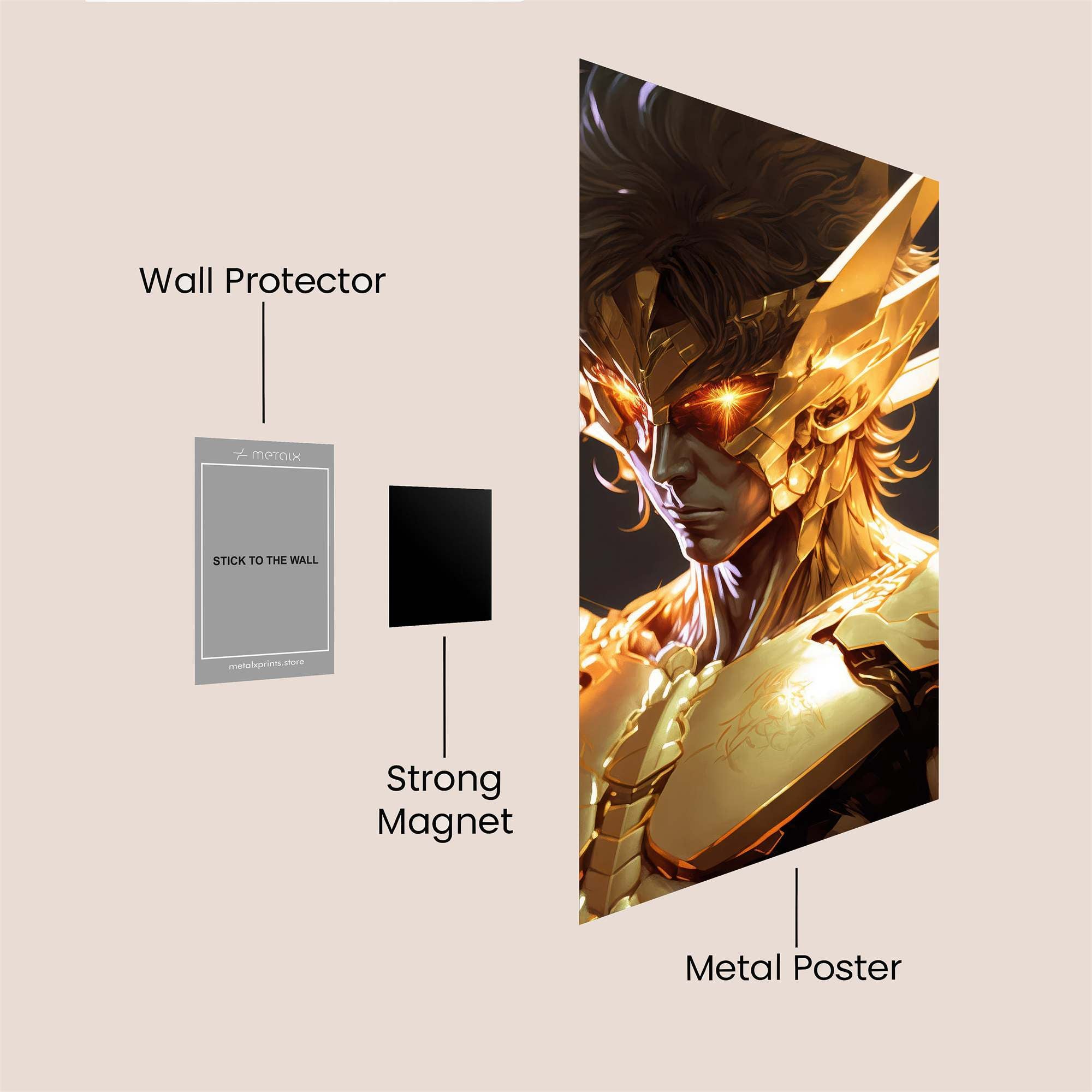 Golden Valor Safe Wall Magnetic / M