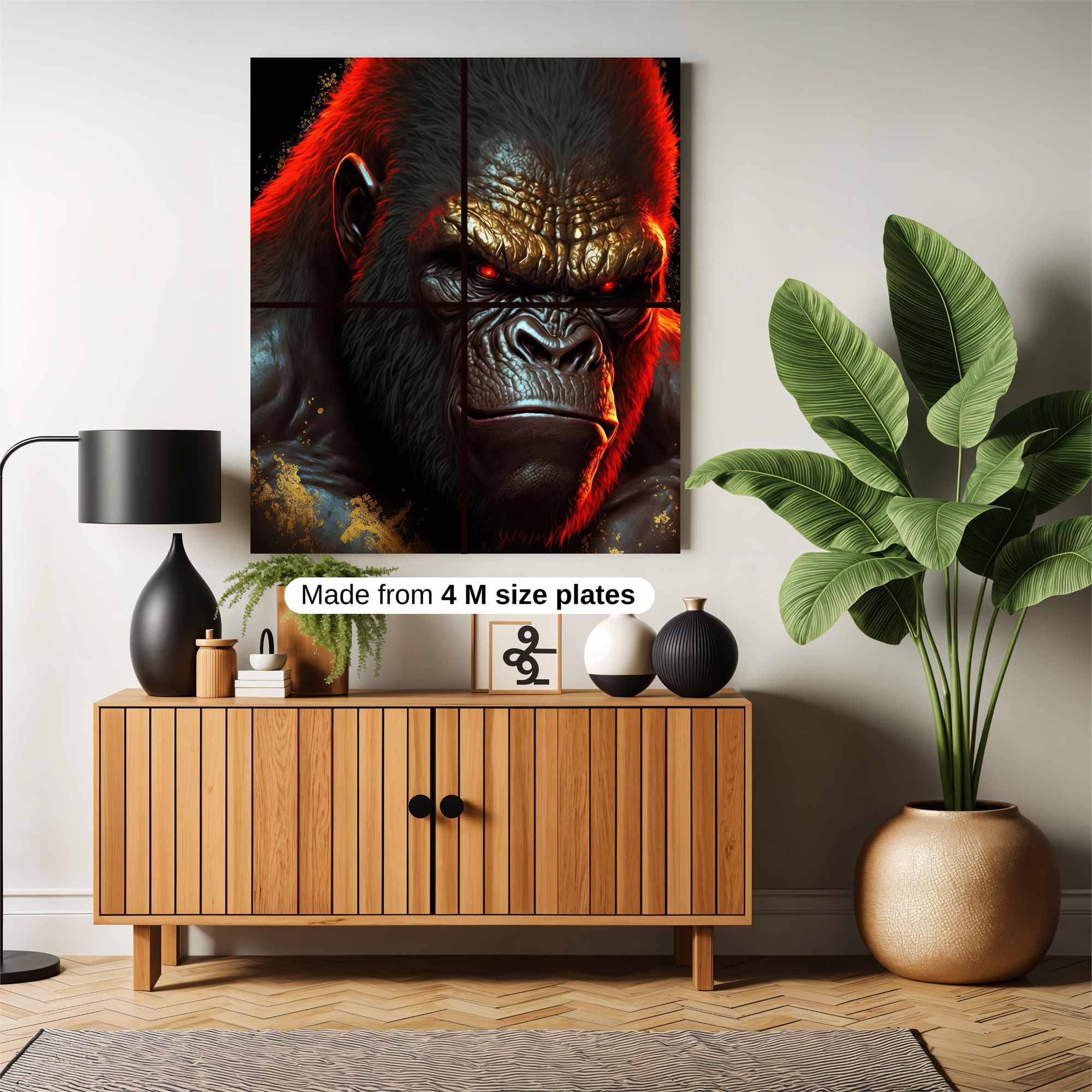 Gorilla Inferno Safe Wall Magnetic / M