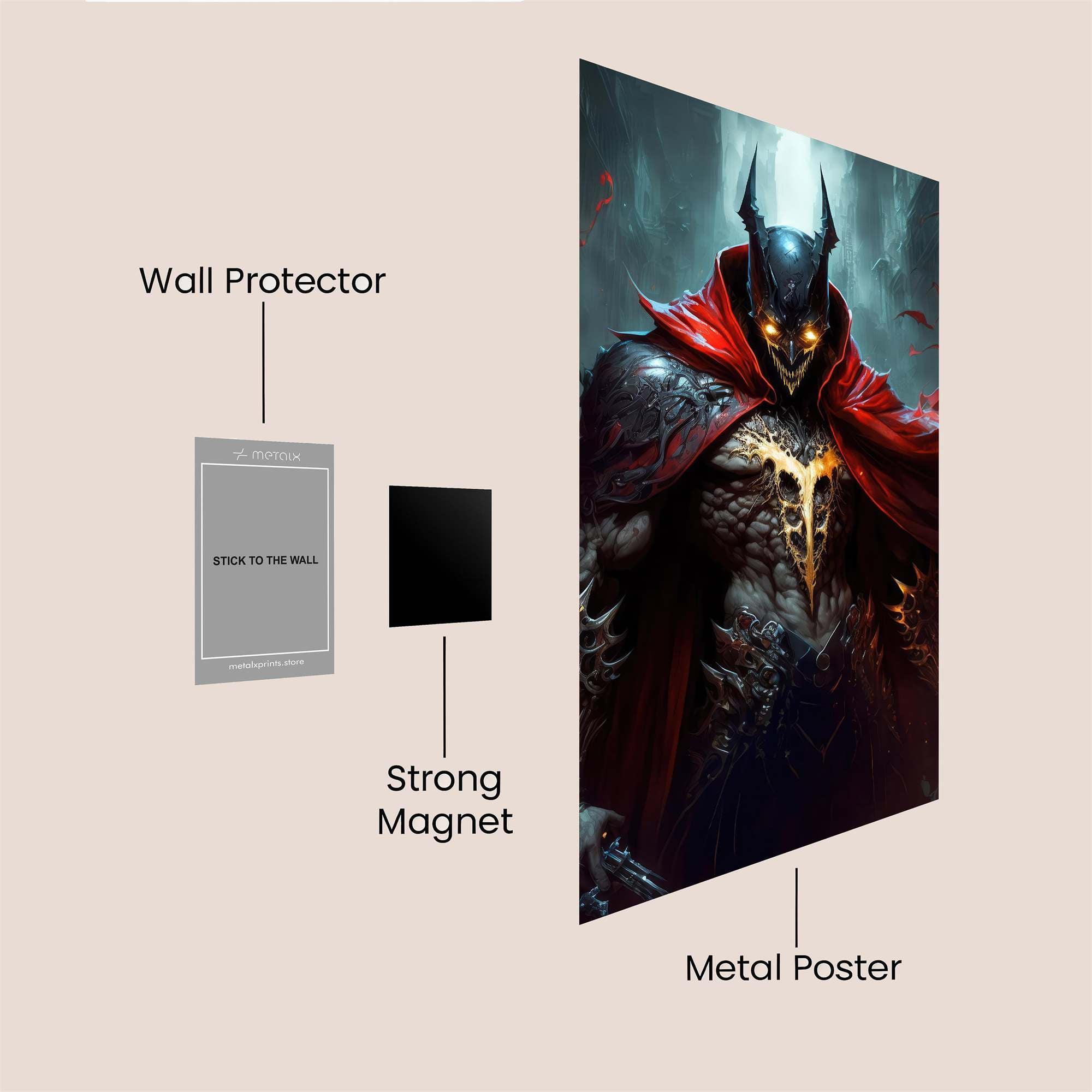 Infernal Knightmare Safe Wall Magnetic / M