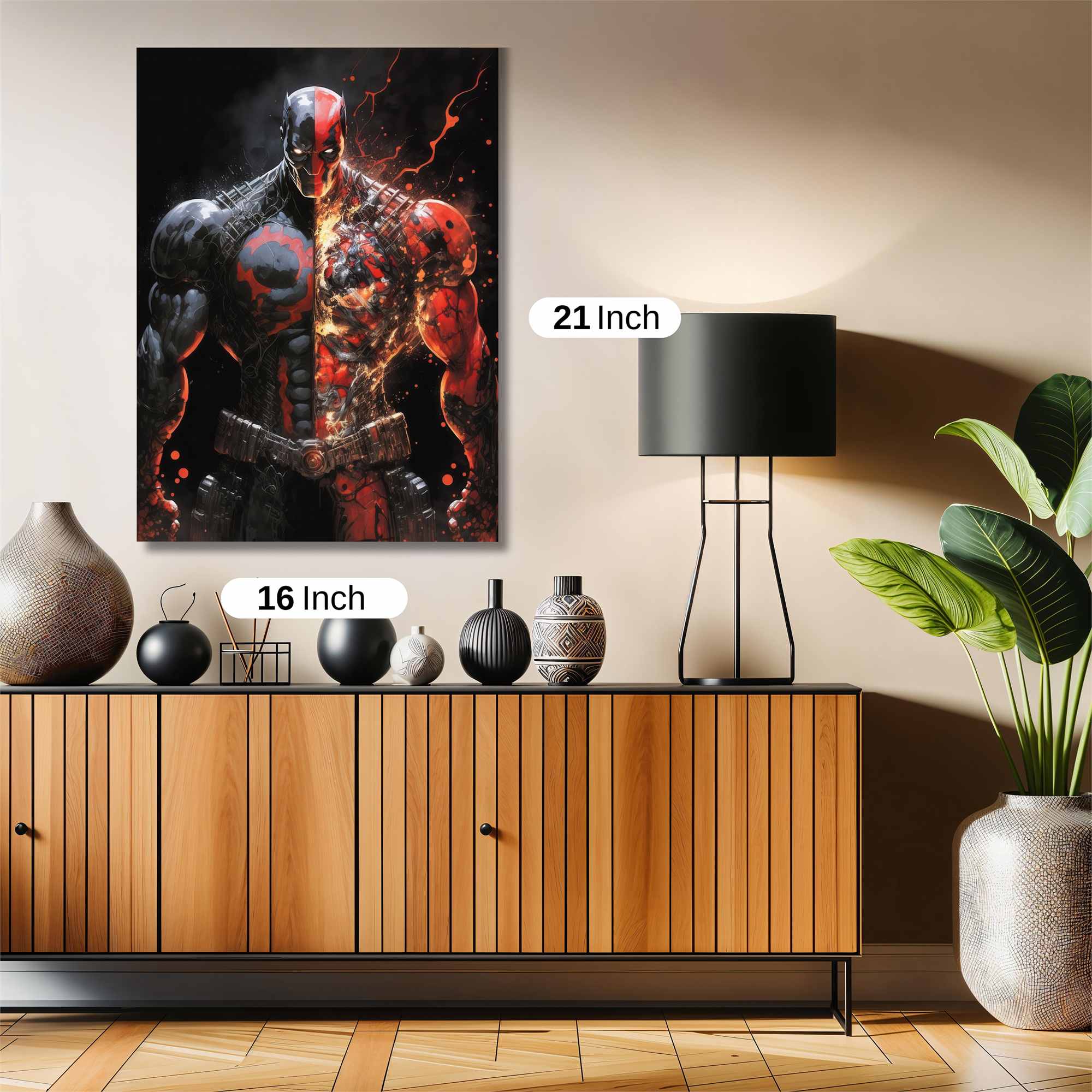 Deadpool Inferno Safe Wall Magnetic / M