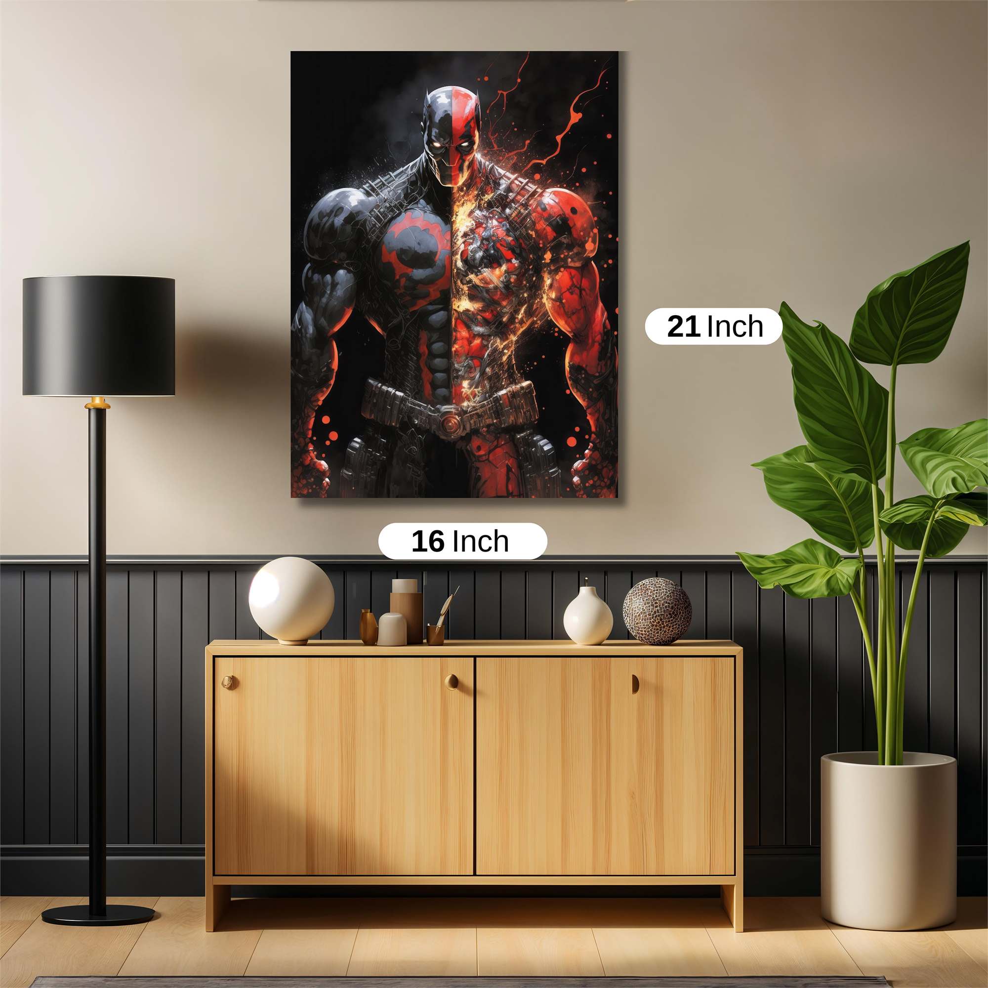 Deadpool Inferno Safe Wall Magnetic / M