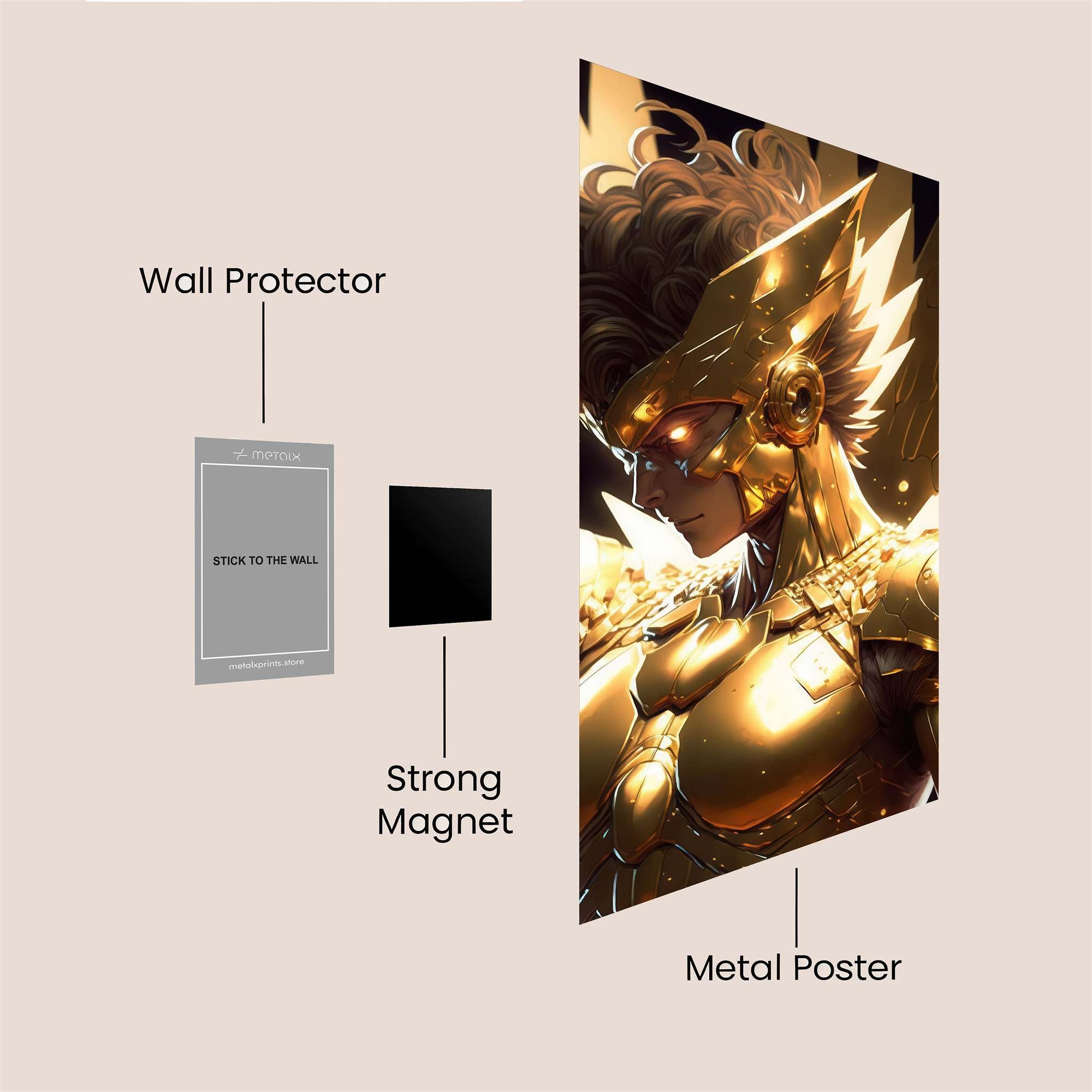 Golden Radiance Safe Wall Magnetic / M