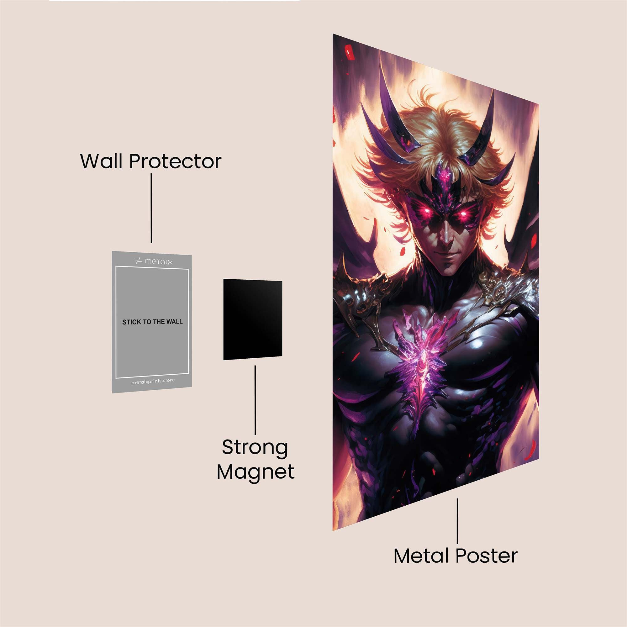 Demonic Majesty Safe Wall Magnetic / M