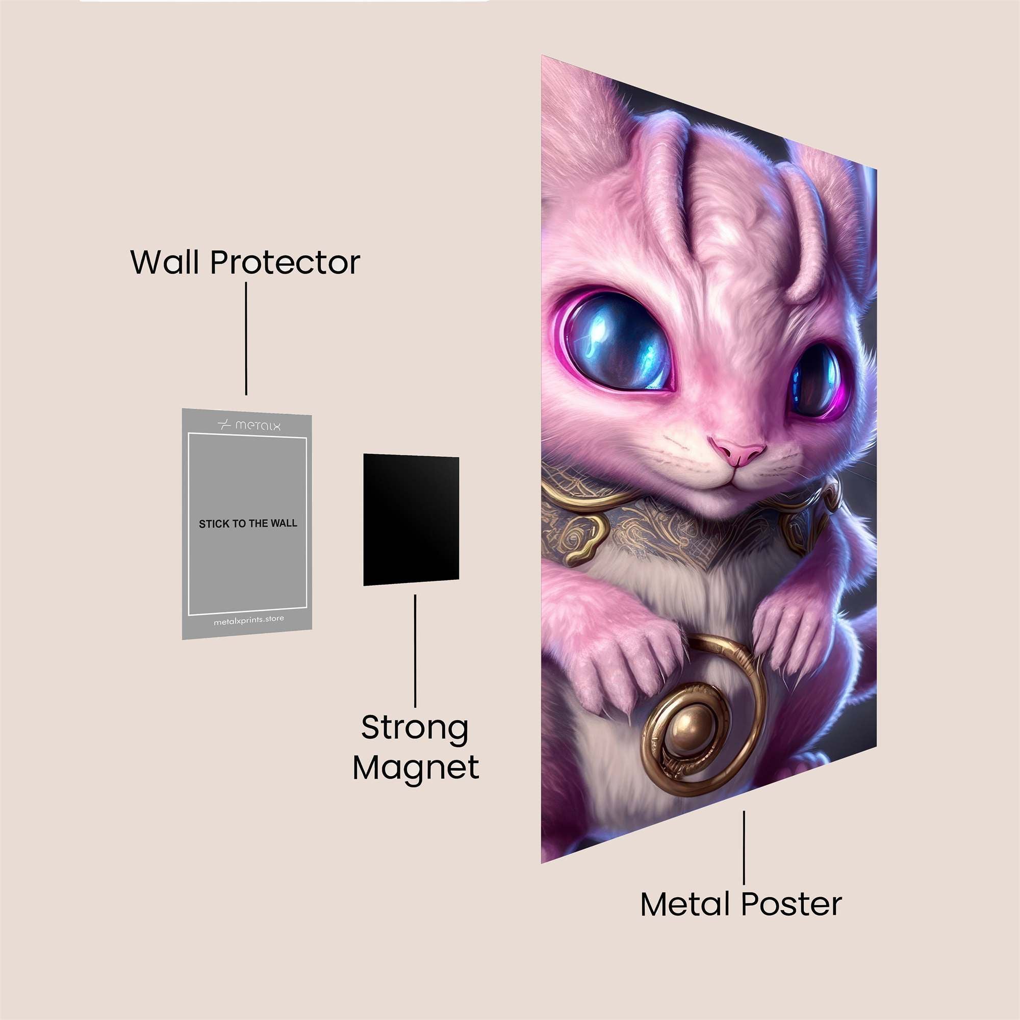 Mystic Cuddle Safe Wall Magnetic / M