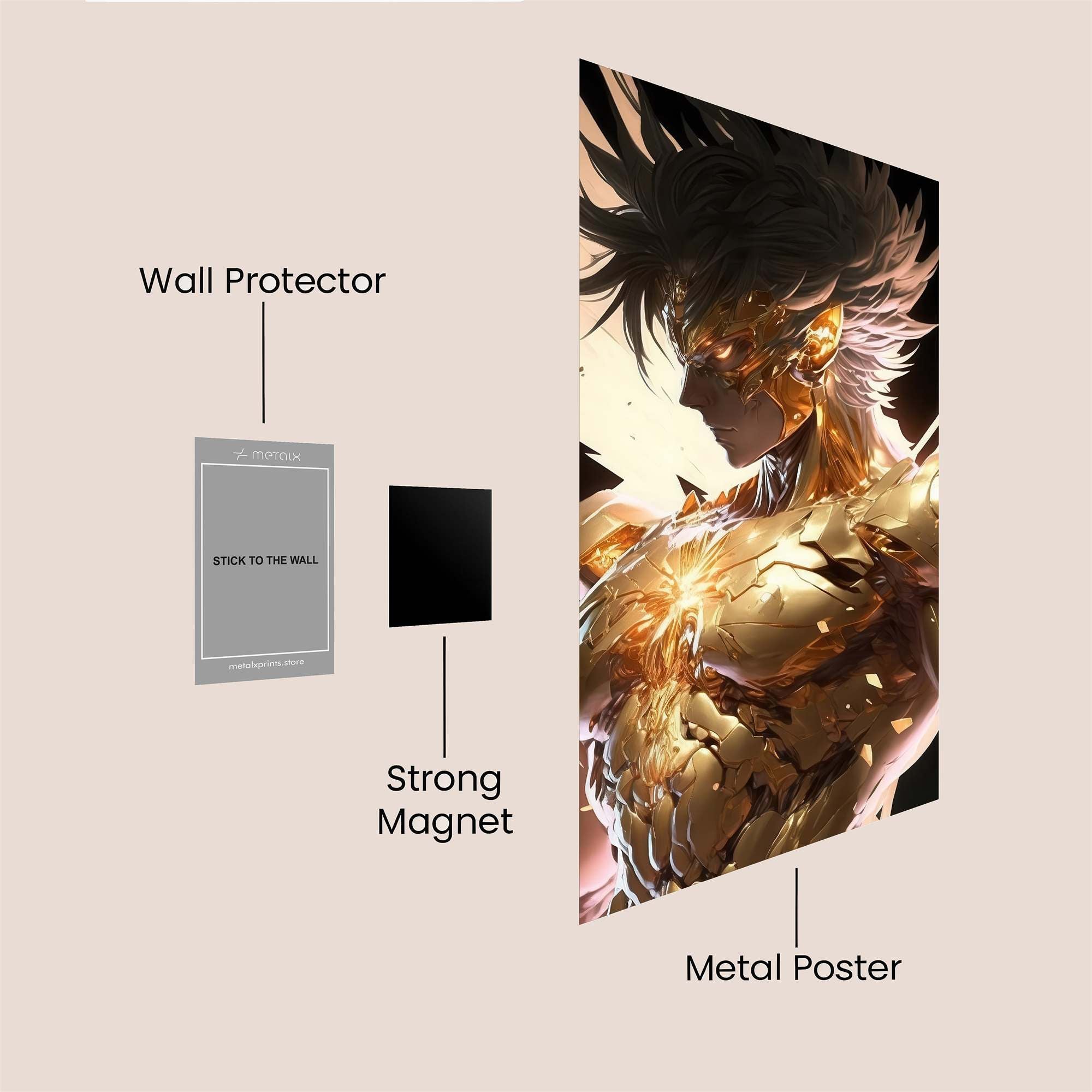 Golden Valor Safe Wall Magnetic / M