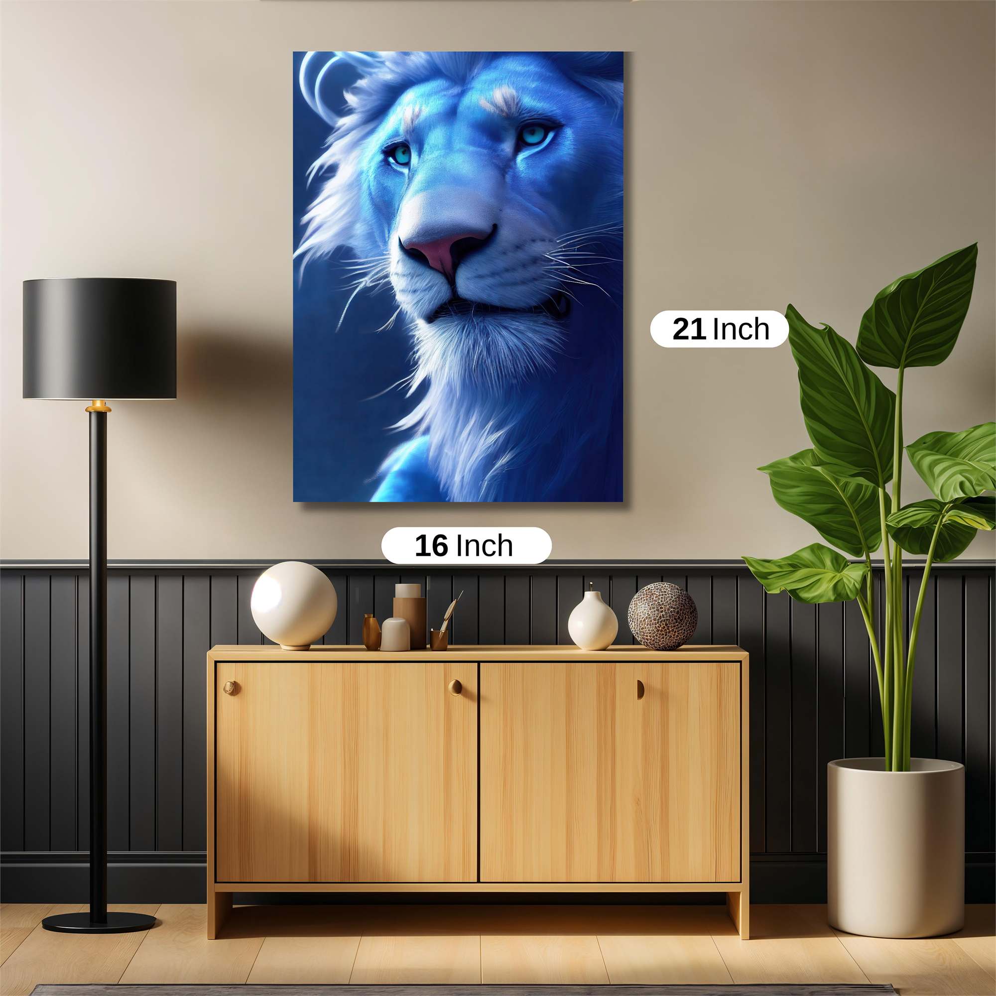 Azure Majesty Safe Wall Magnetic / M