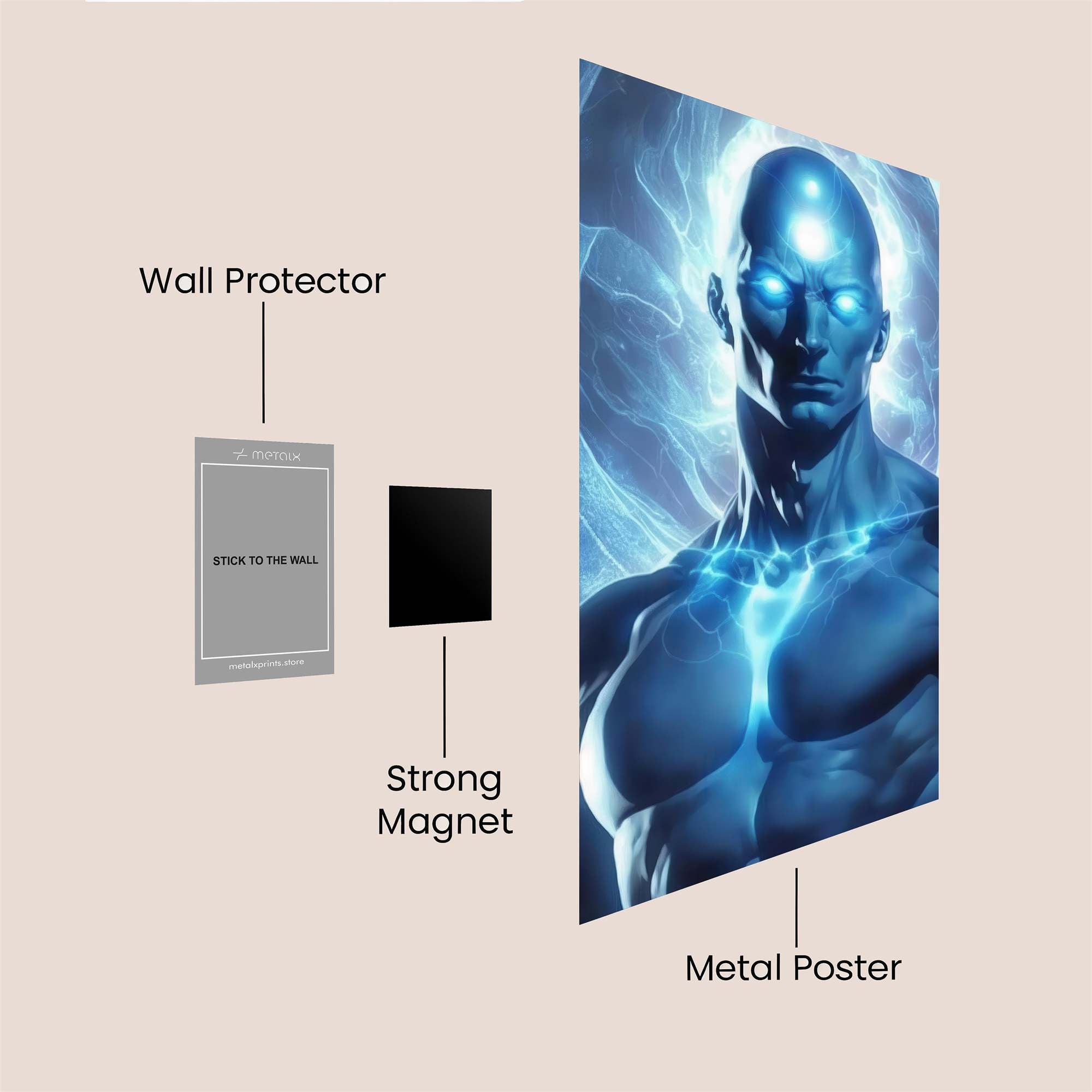 Cosmic Serenity Safe Wall Magnetic / M