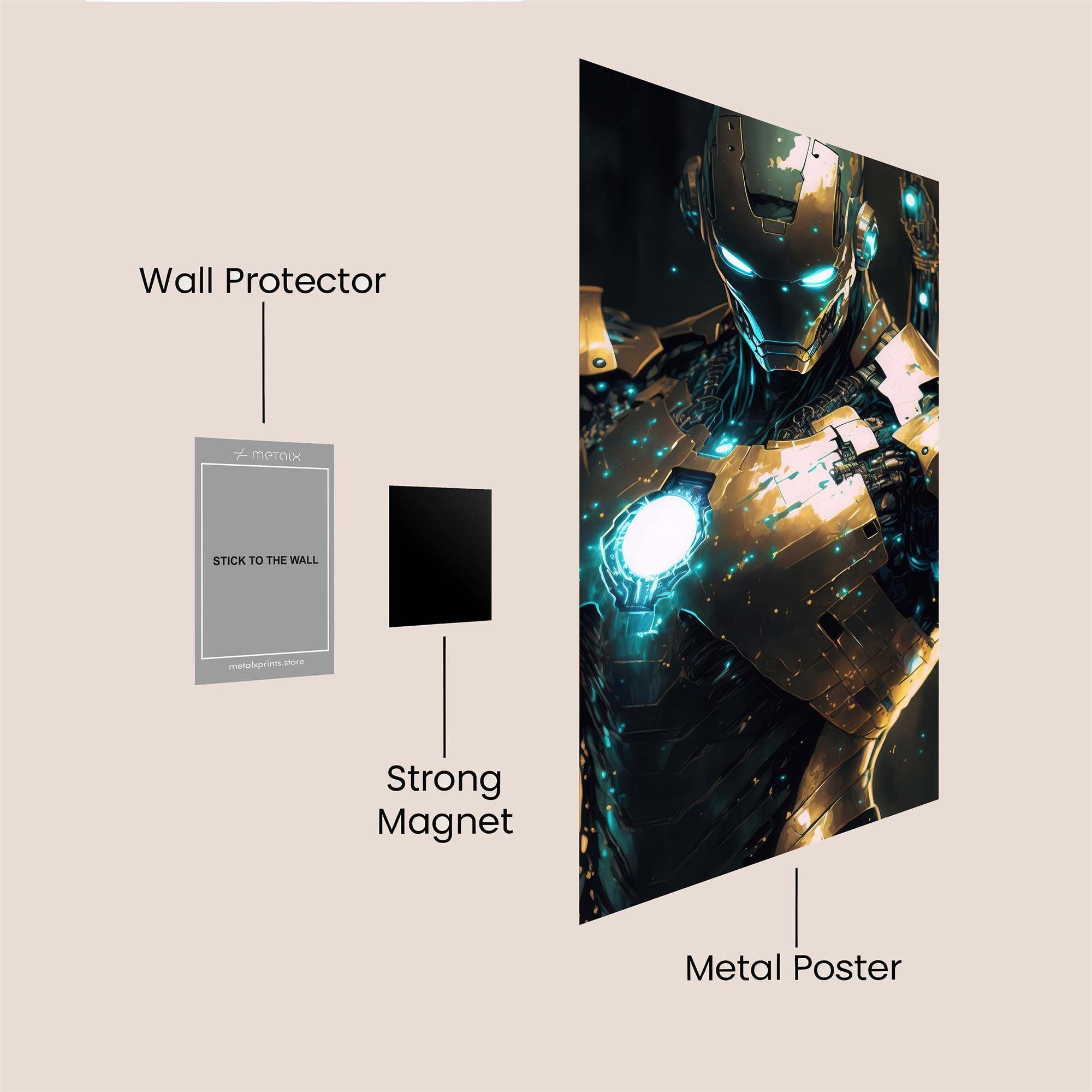 Iron Majesty Safe Wall Magnetic / M
