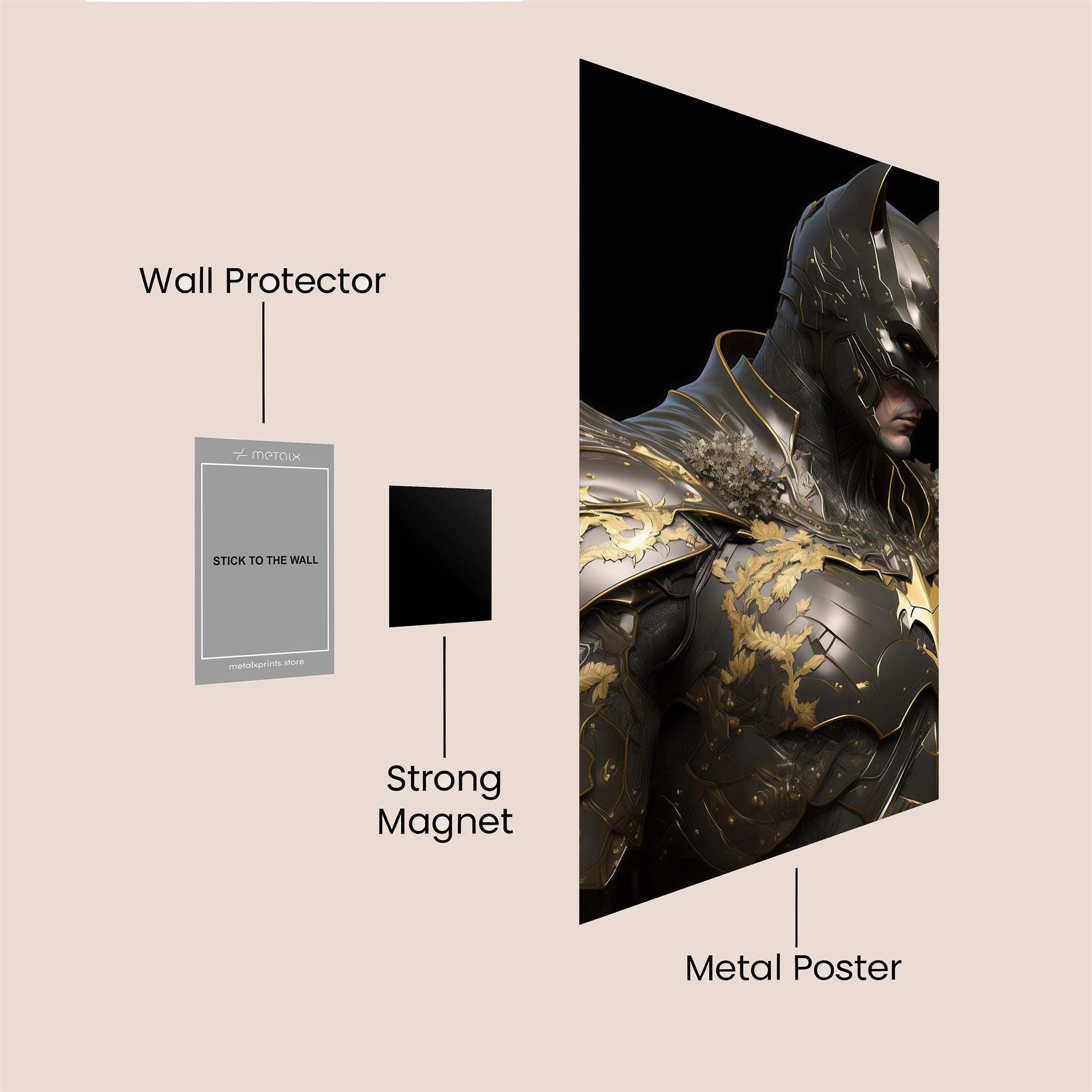Batman Majesty Safe Wall Magnetic / M