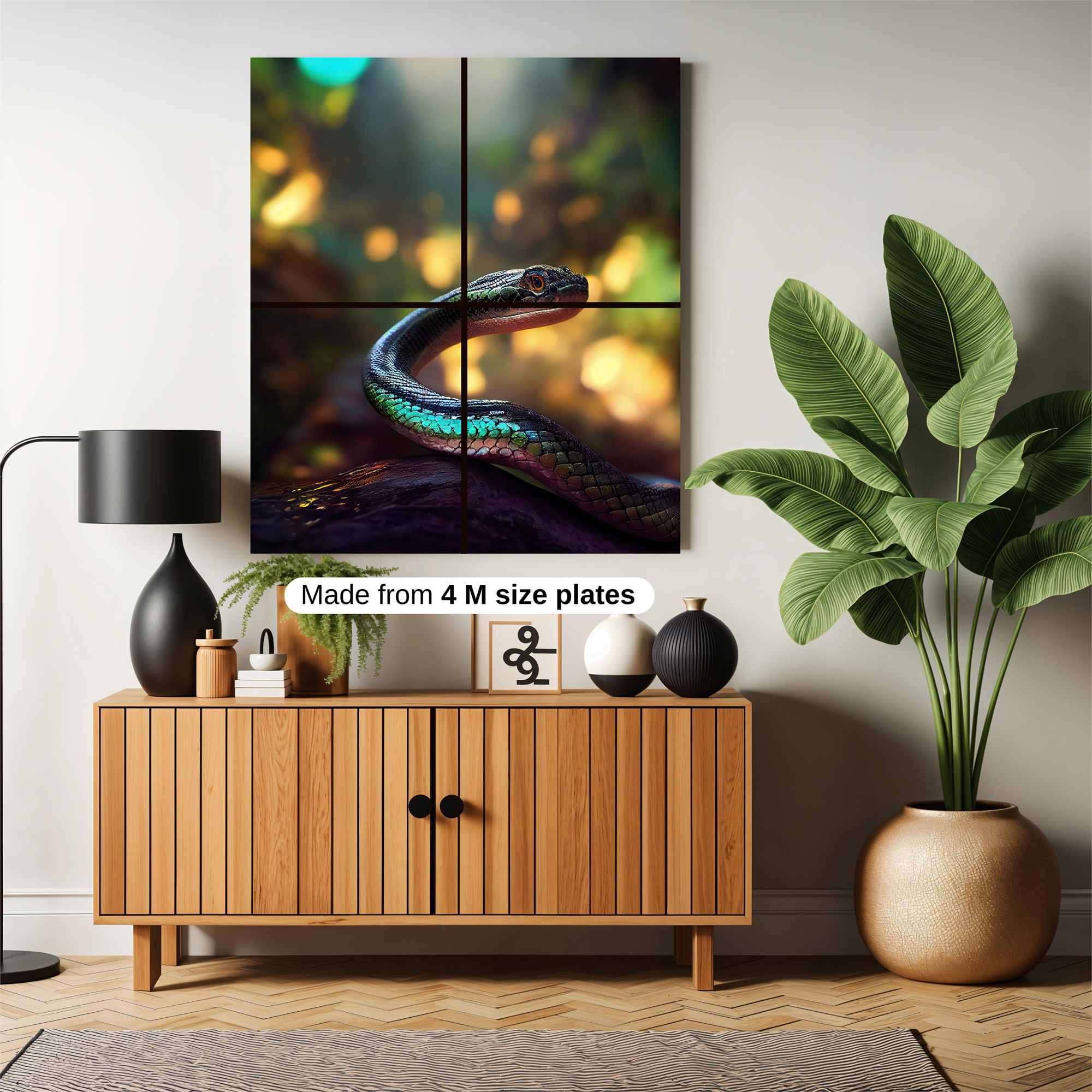 Serpent Elegance Safe Wall Magnetic / M