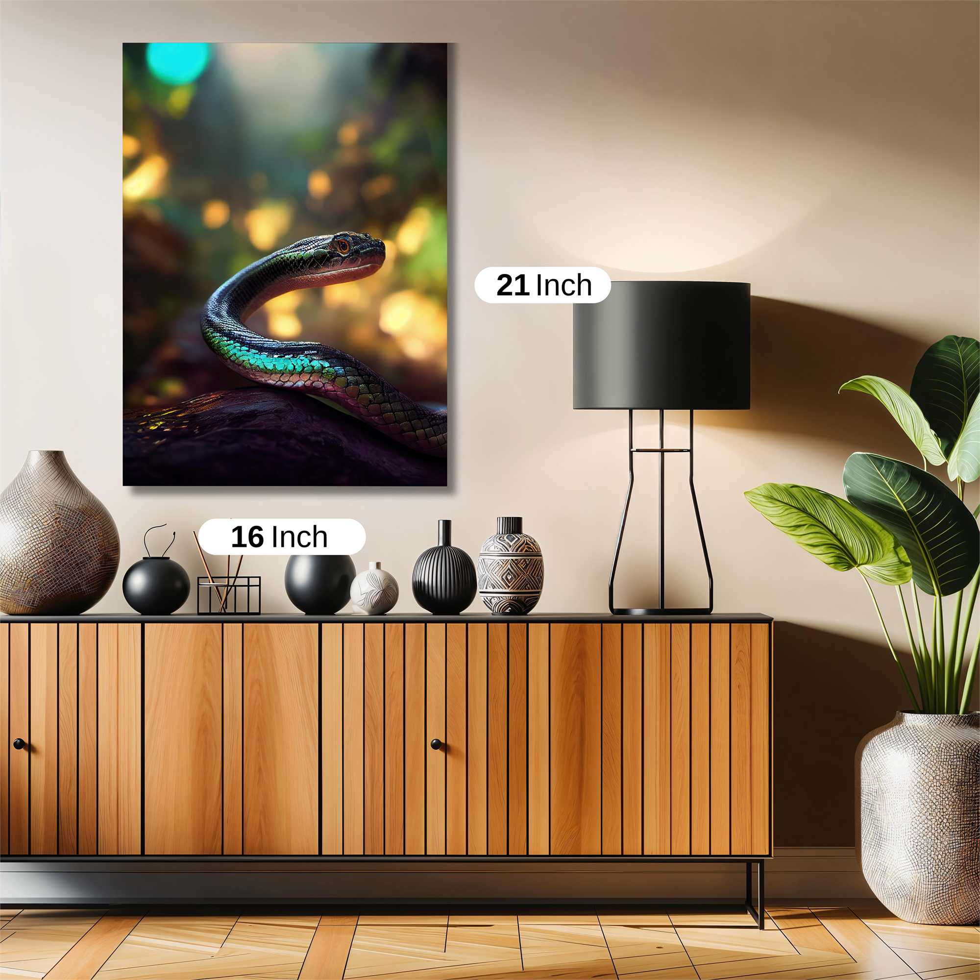 Serpent Elegance Safe Wall Magnetic / M