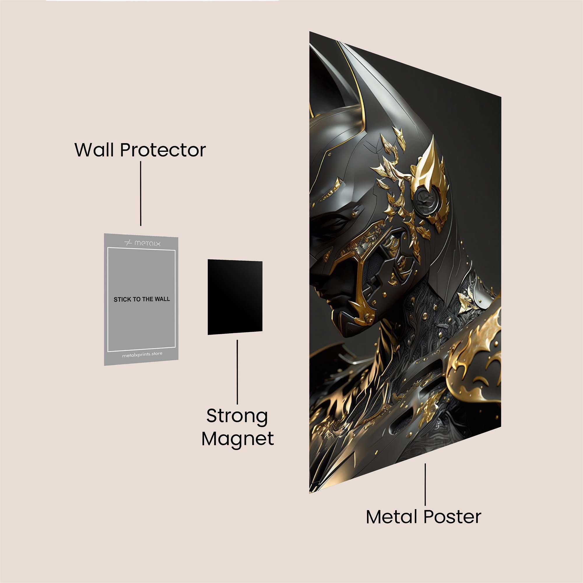 Batman Regal Safe Wall Magnetic / M