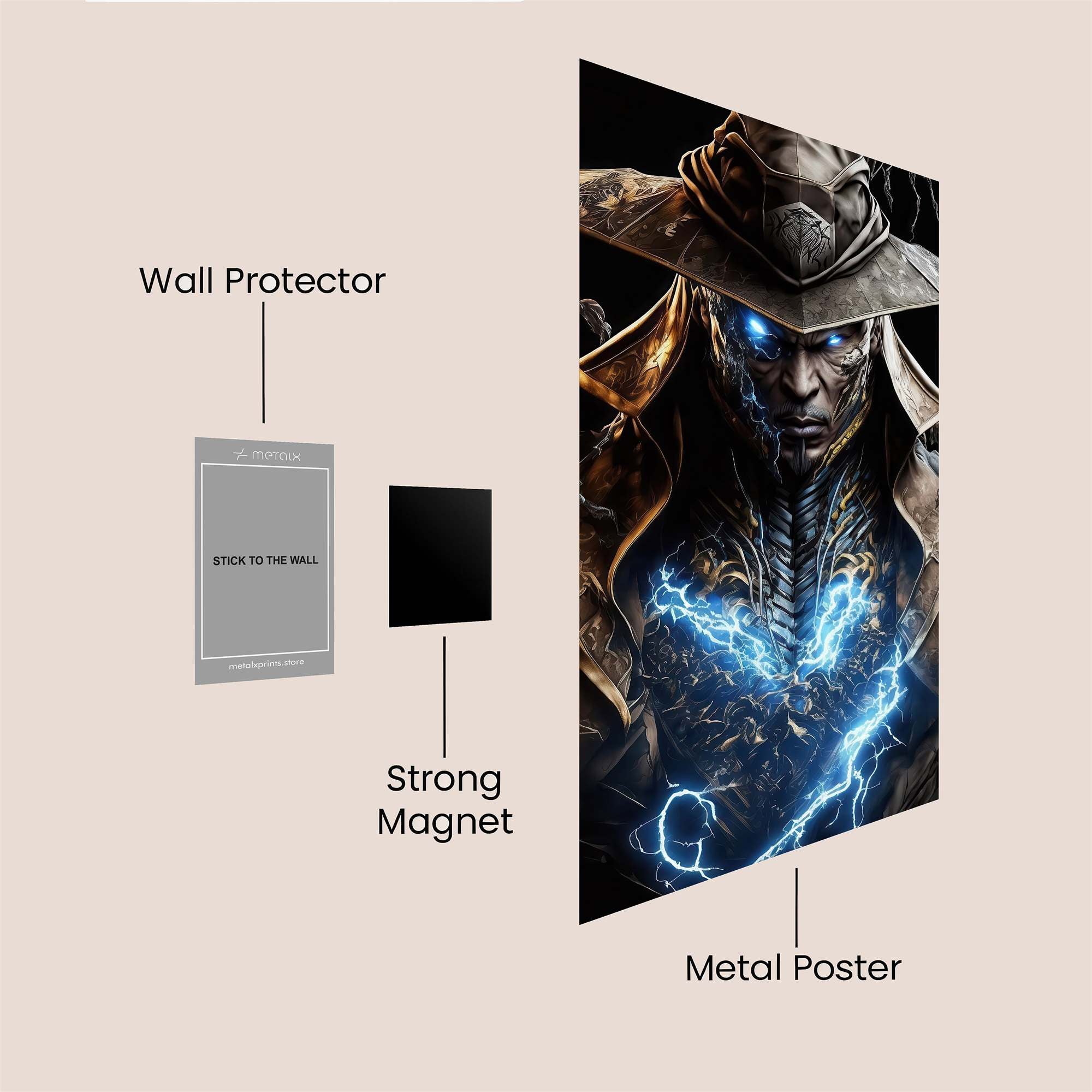 Raiden Surge Safe Wall Magnetic / M