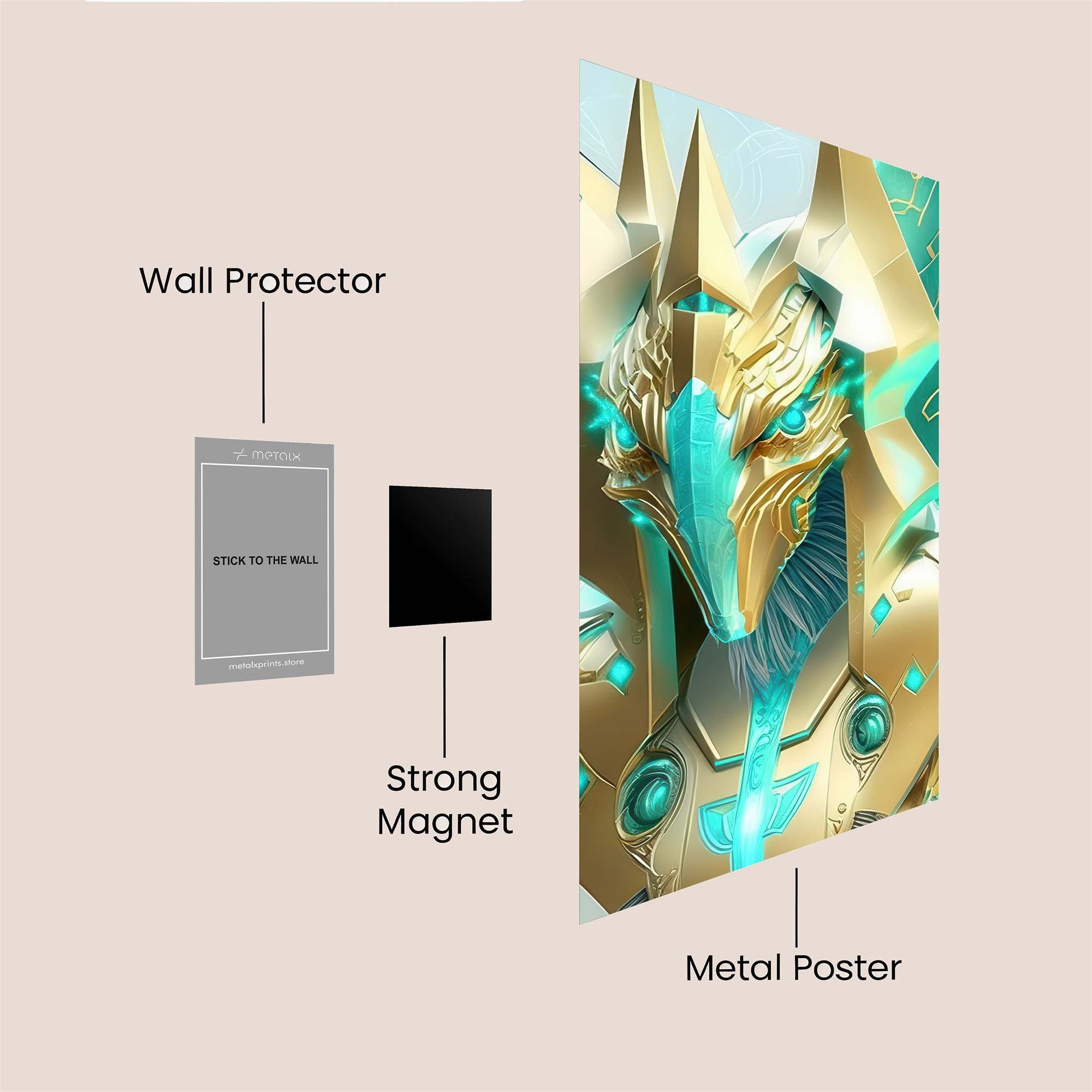 Golden Majesty Safe Wall Magnetic / M