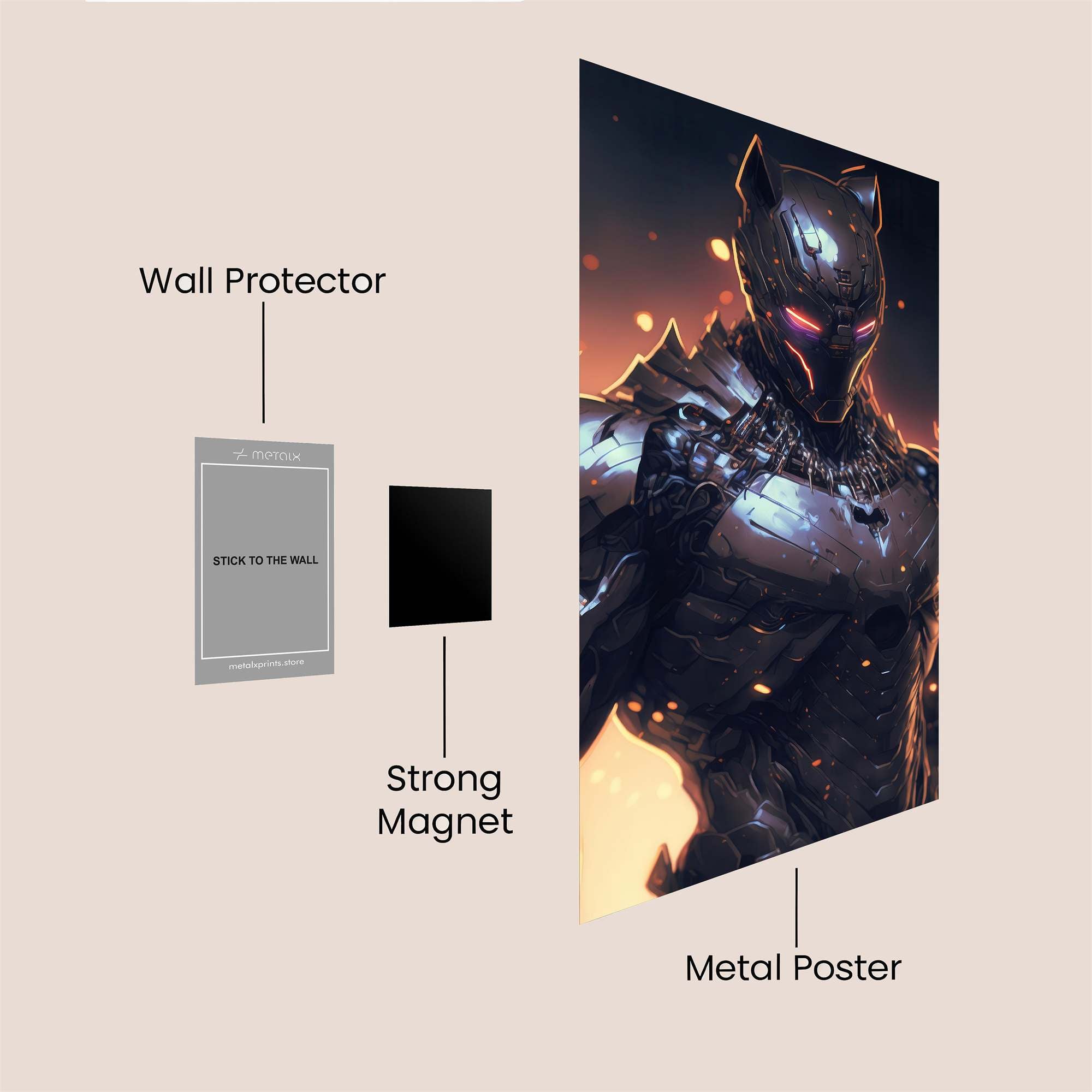 Panther Ascendant Safe Wall Magnetic / M