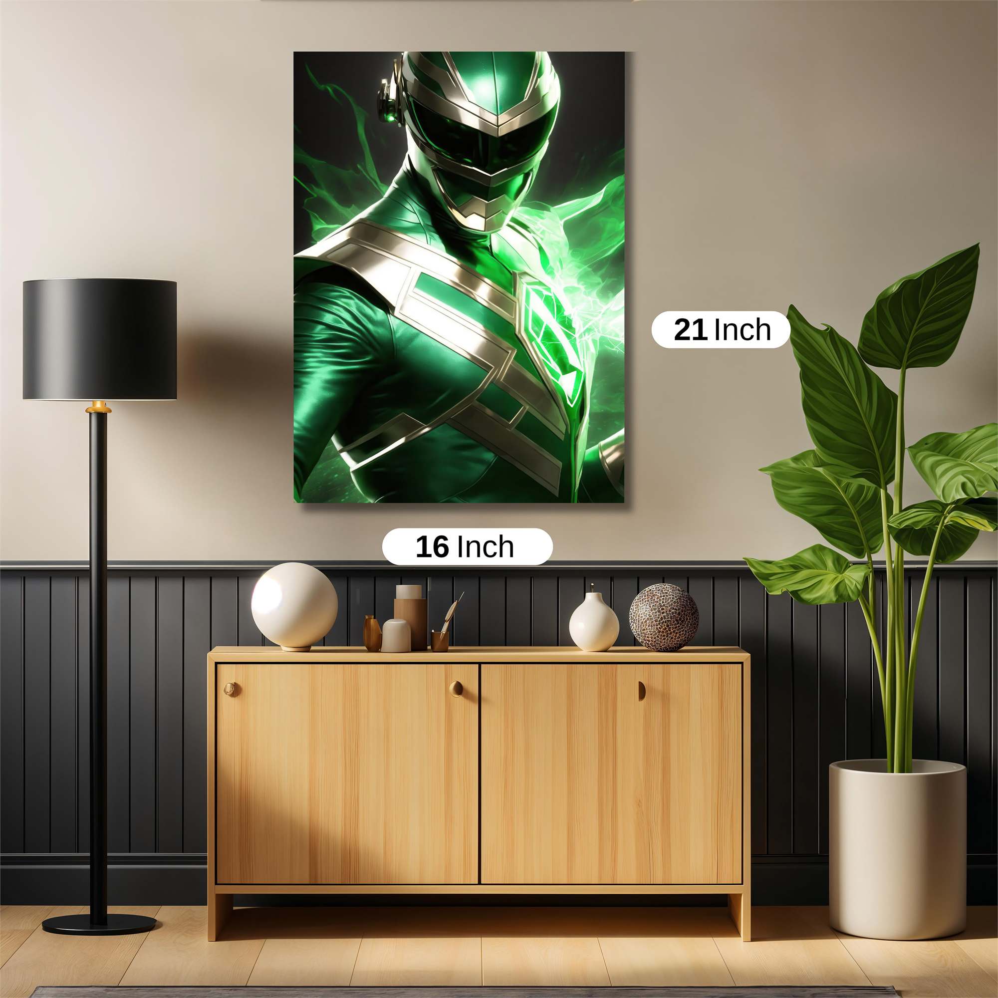 Green Powerstorm Safe Wall Magnetic / M
