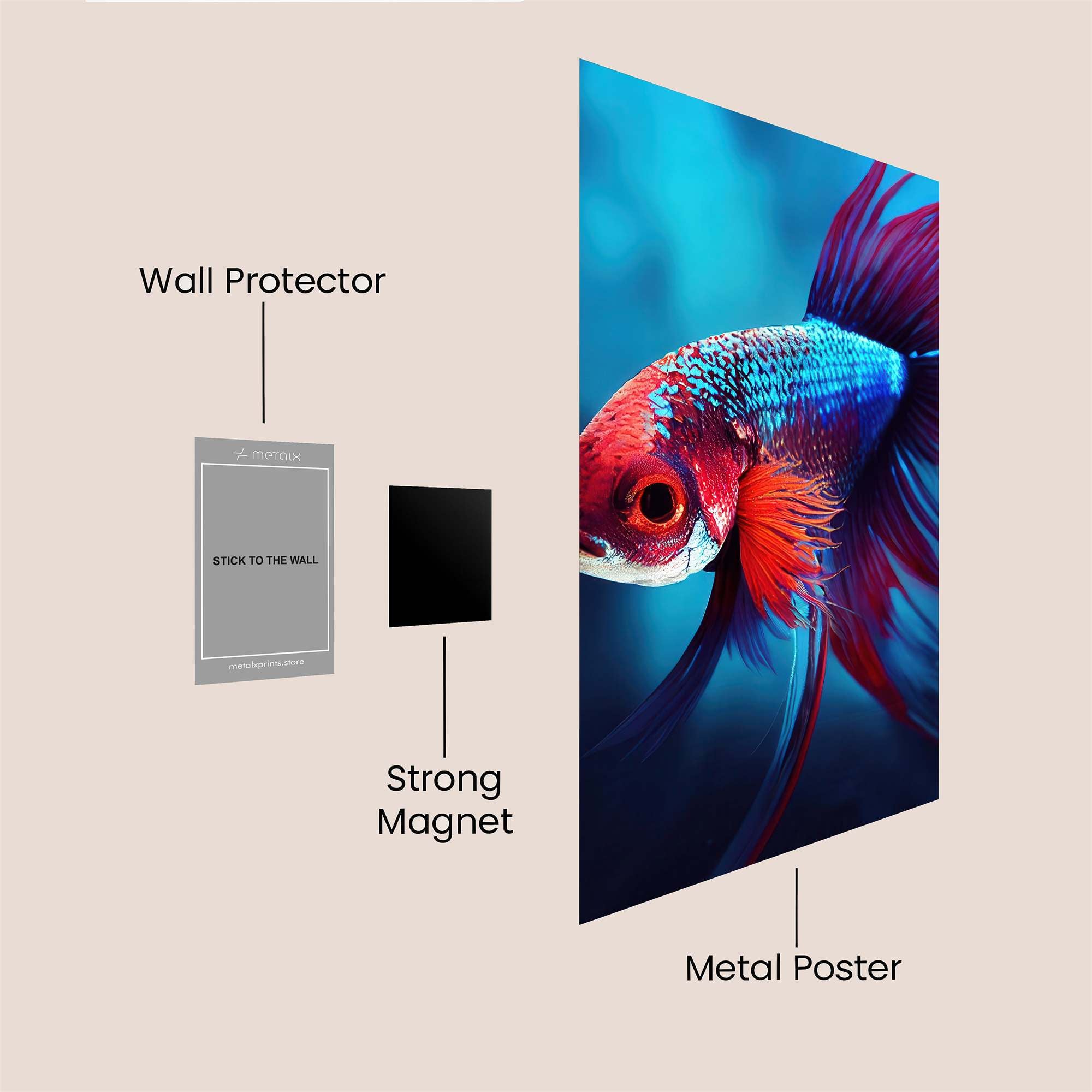 Betta Serenity Safe Wall Magnetic / M