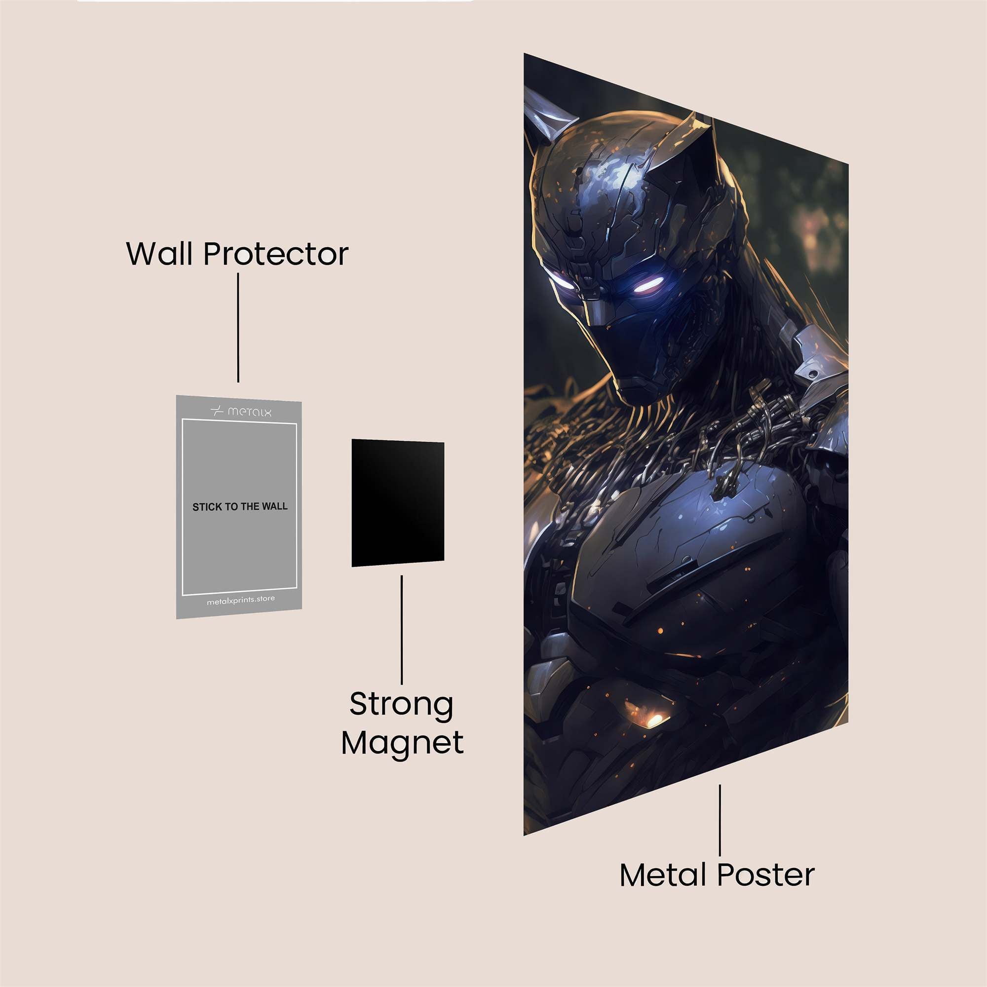 Panther Majesty Safe Wall Magnetic / M
