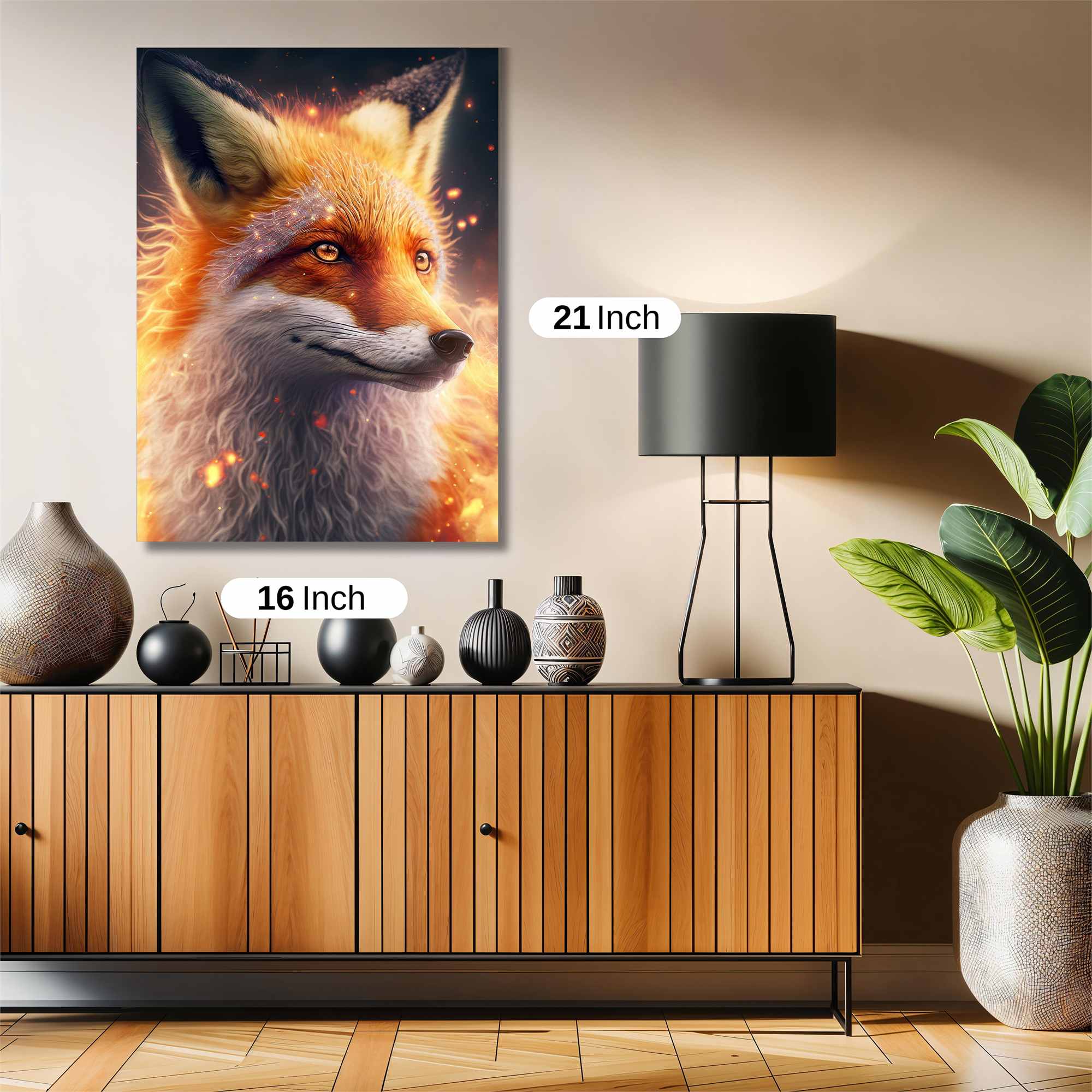Inferno Fox Safe Wall Magnetic / M