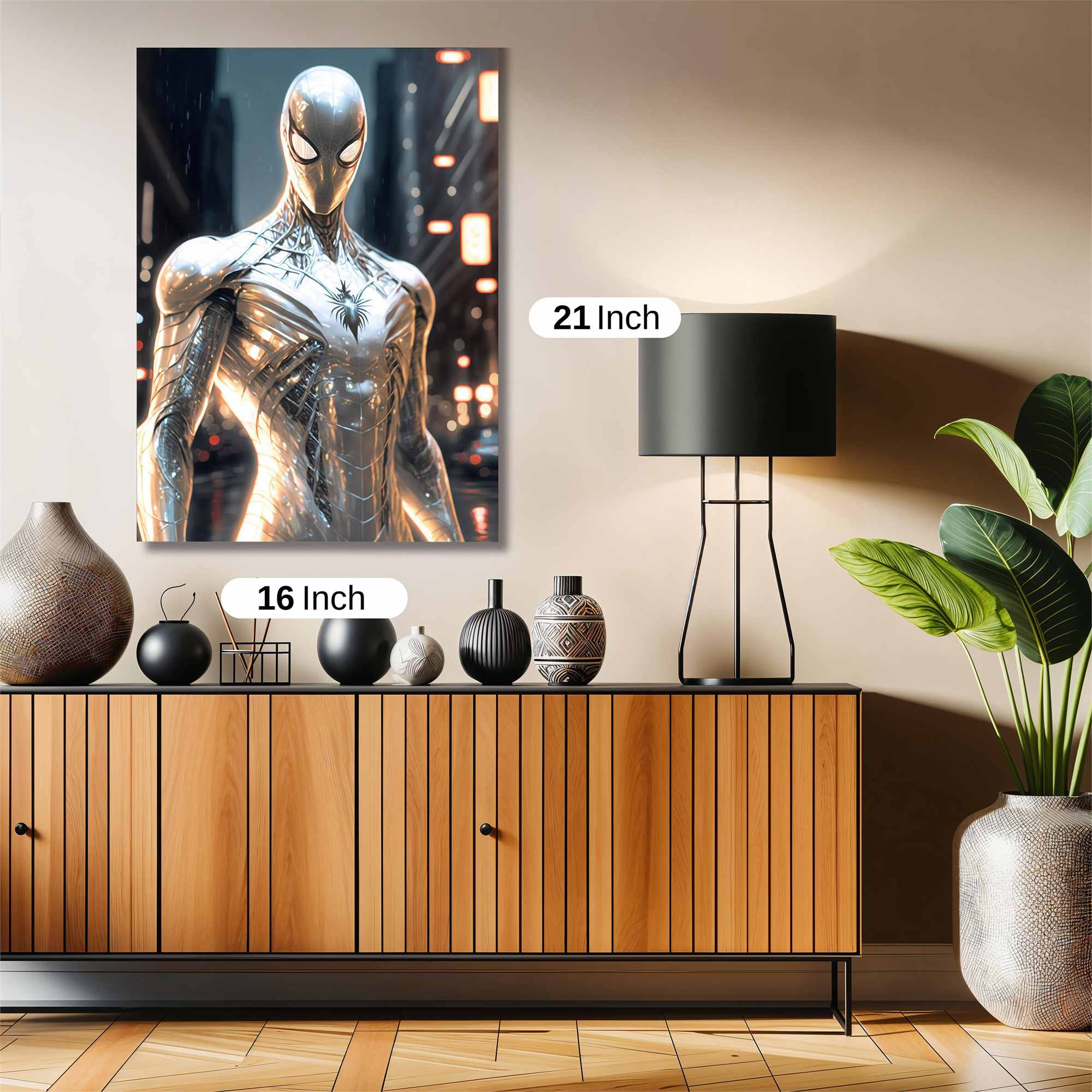 Spider-Man Luminosity Safe Wall Magnetic / M