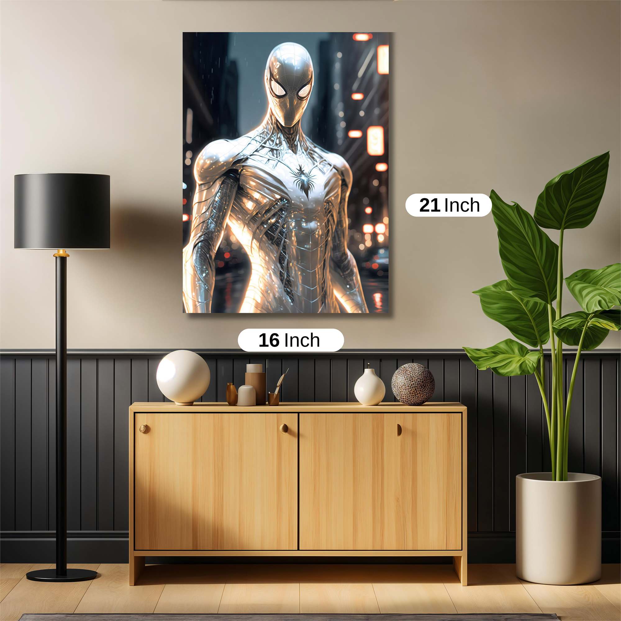 Spider-Man Luminosity Safe Wall Magnetic / M