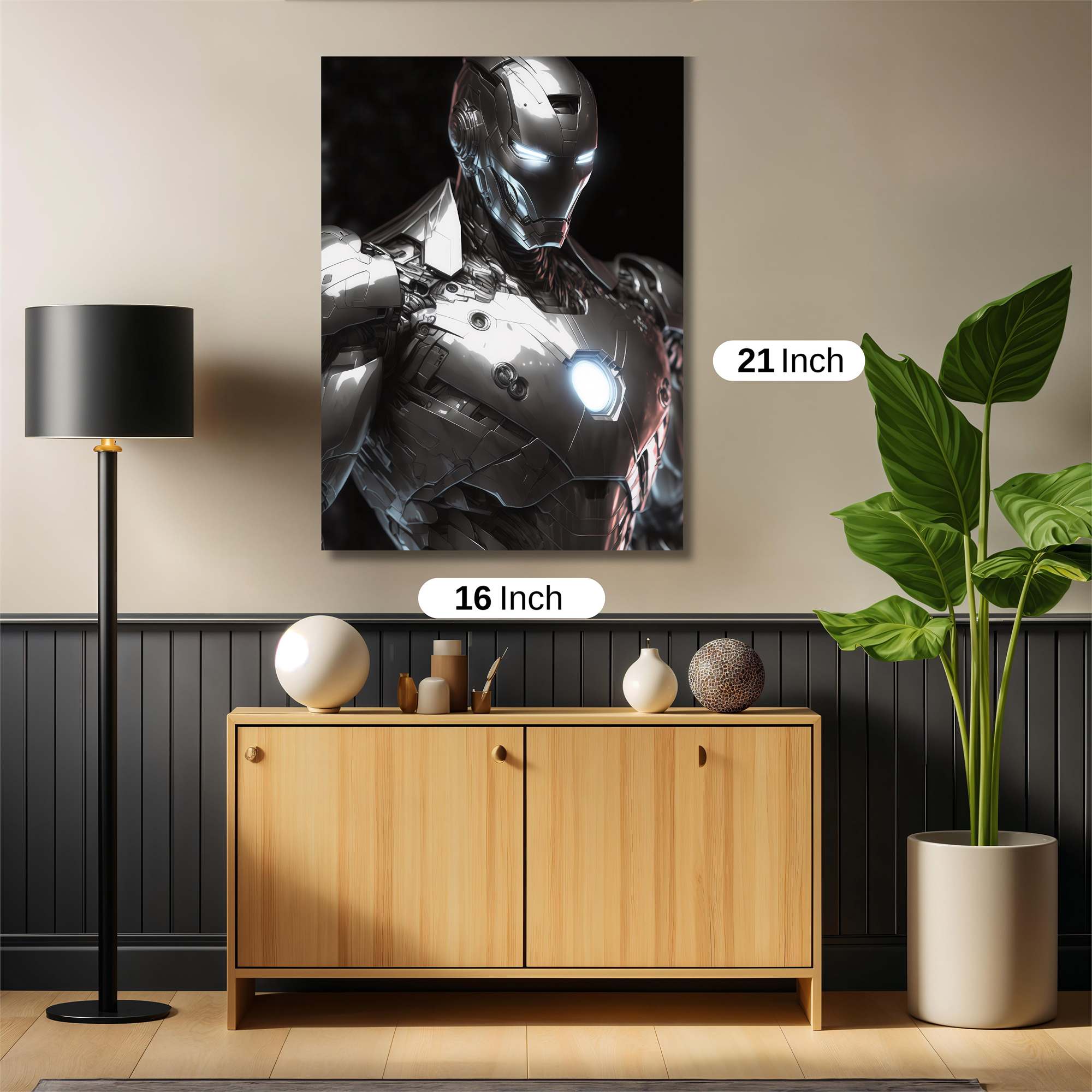 Ironman Luminescence Safe Wall Magnetic / M