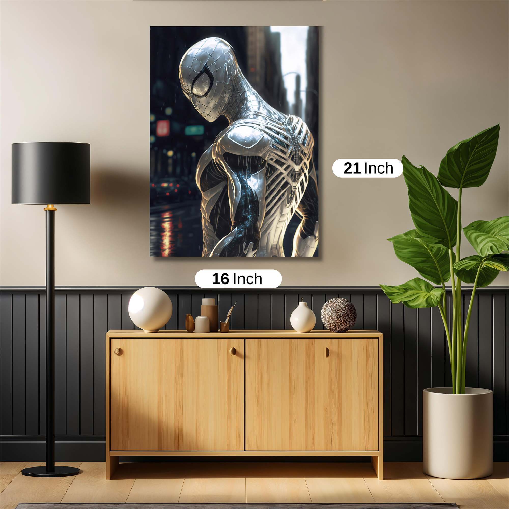 Spider-Man Luminosity Safe Wall Magnetic / M