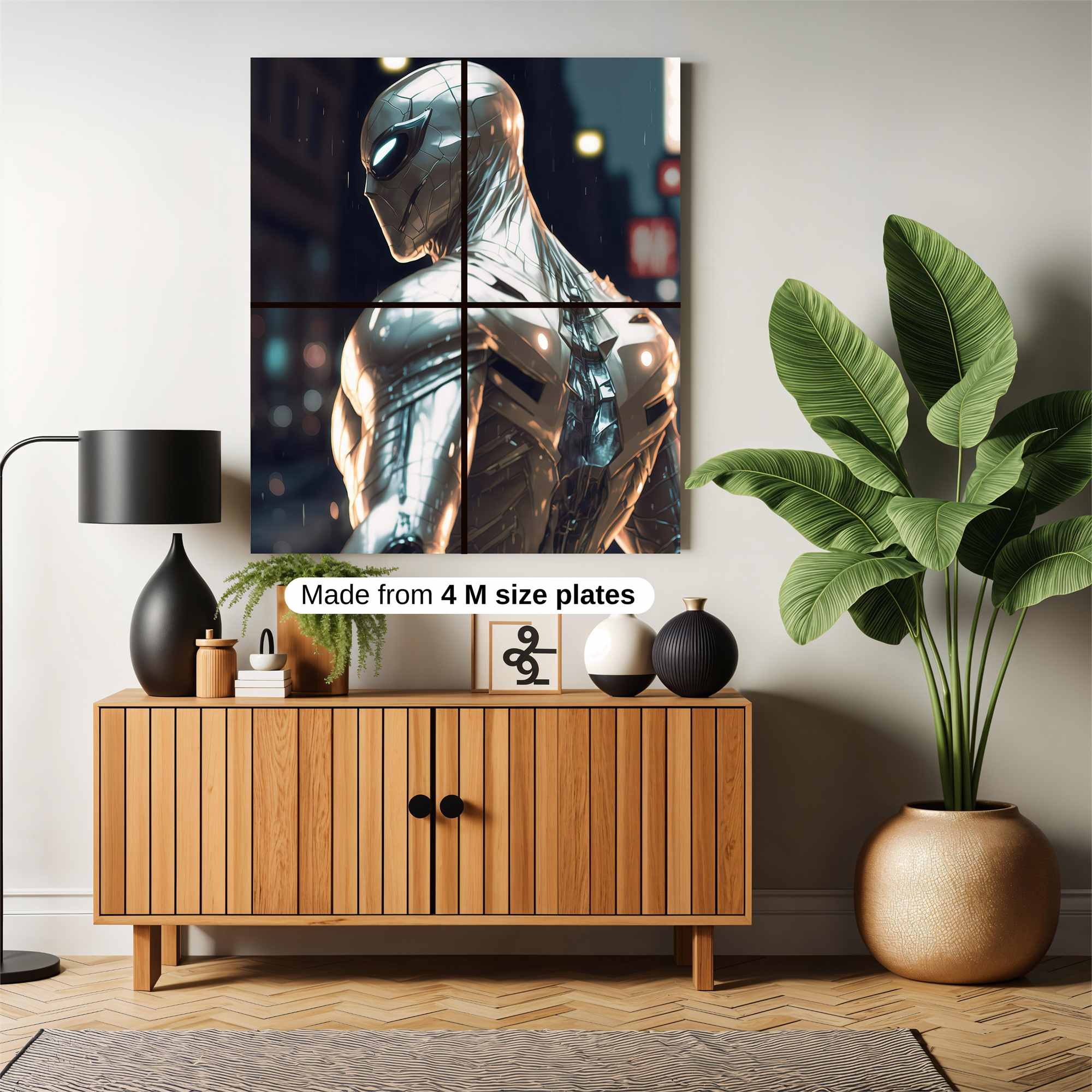 Spidey Metallic Safe Wall Magnetic / M