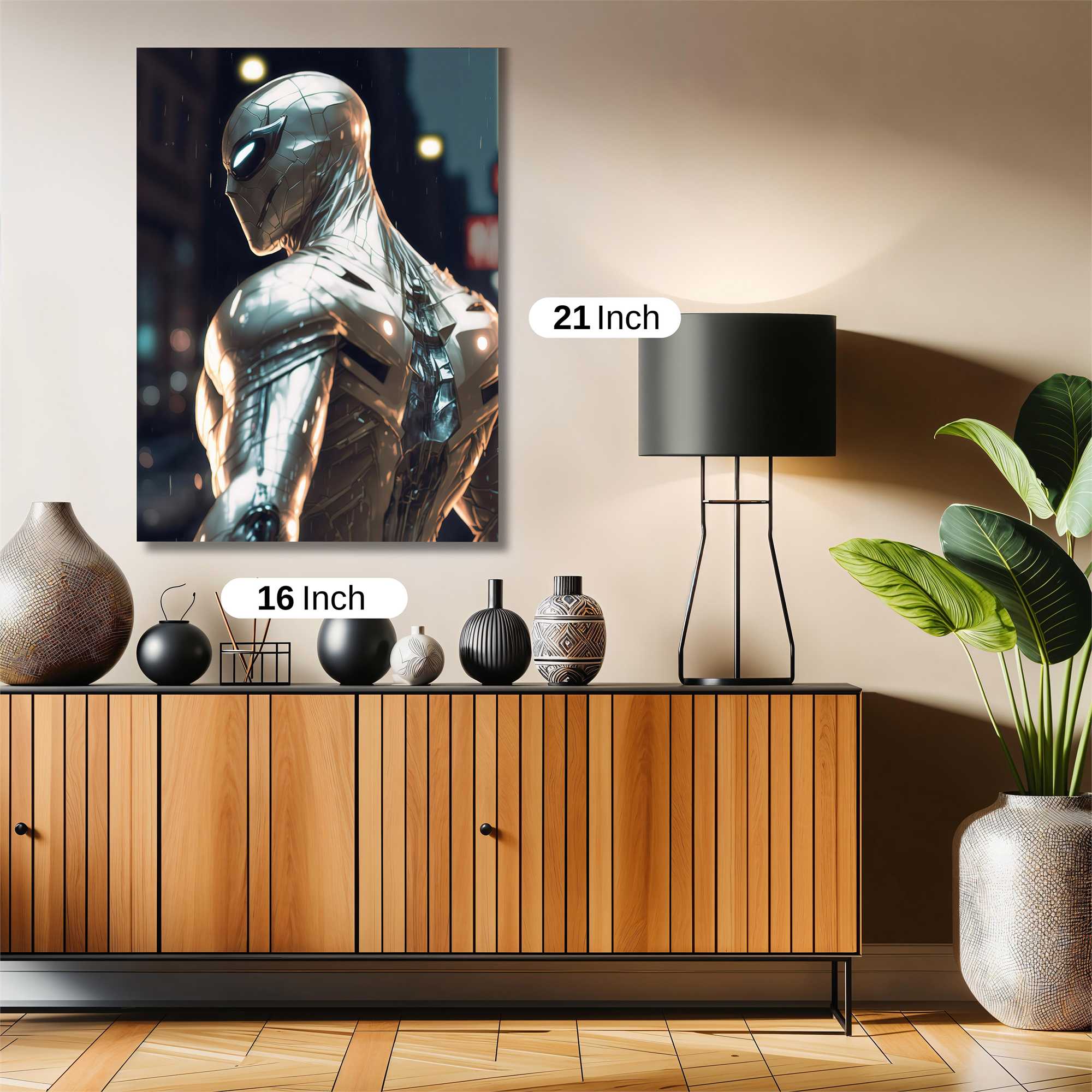Spidey Metallic Safe Wall Magnetic / M