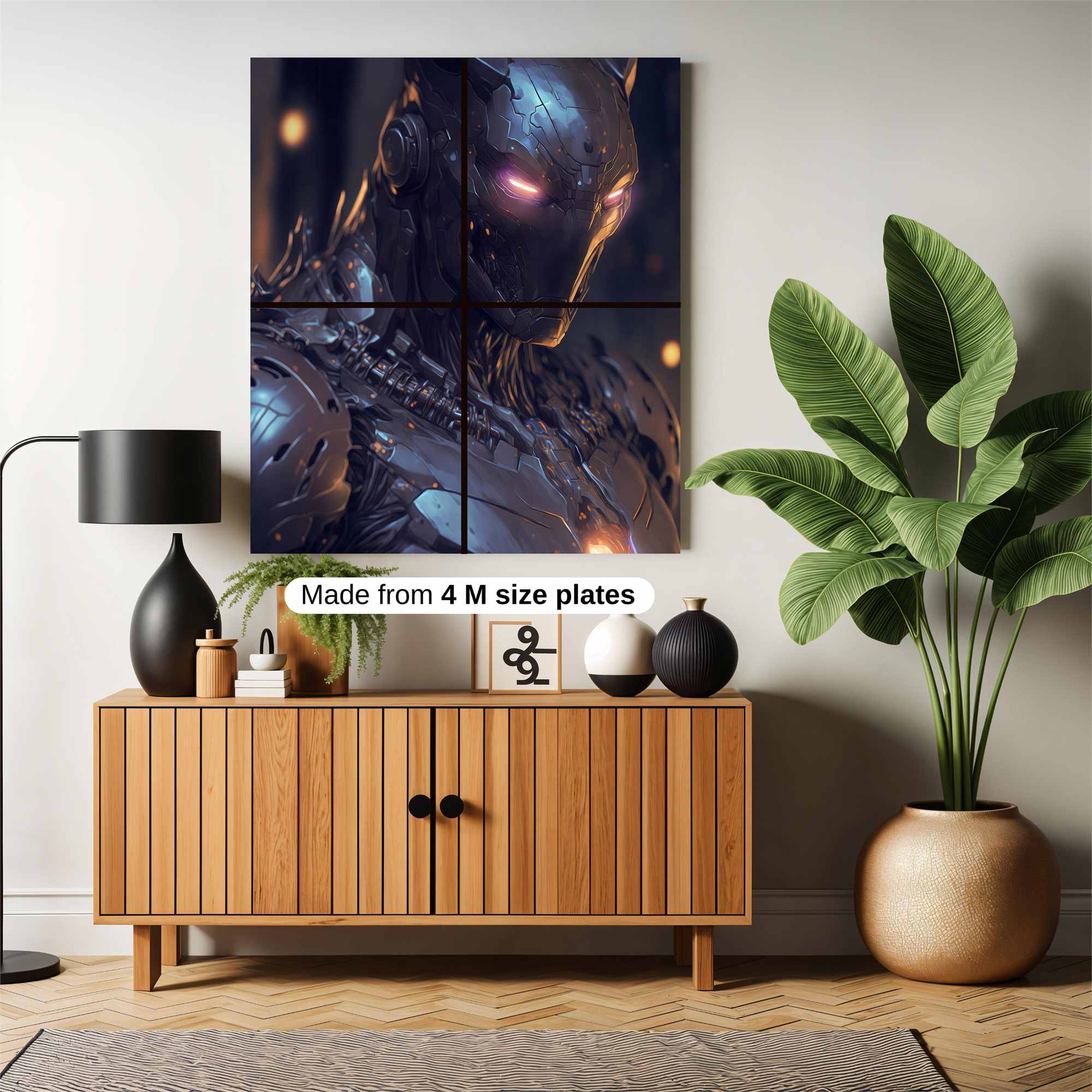 Cyber Panther Safe Wall Magnetic / M