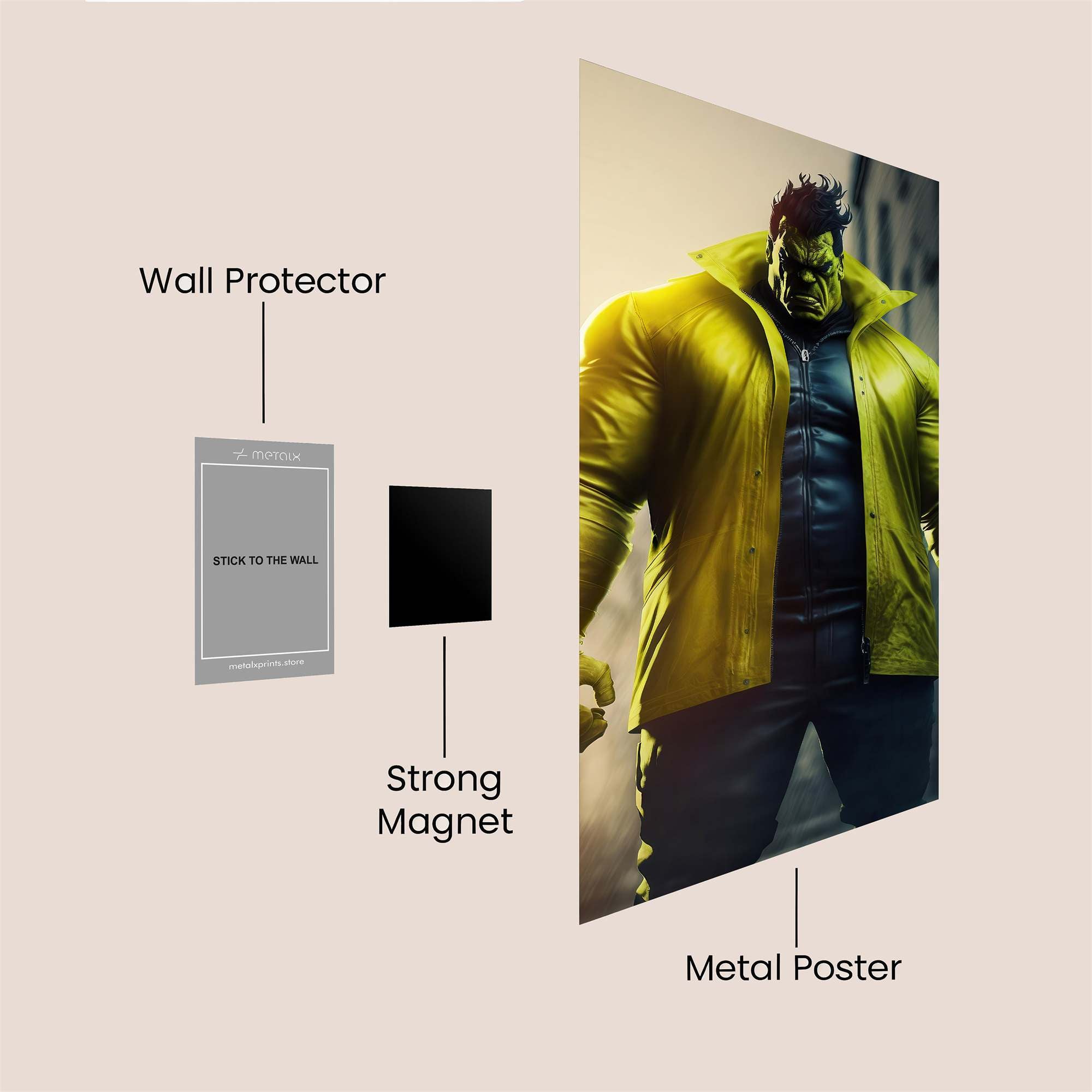 Hulk Vibrancy Safe Wall Magnetic / M