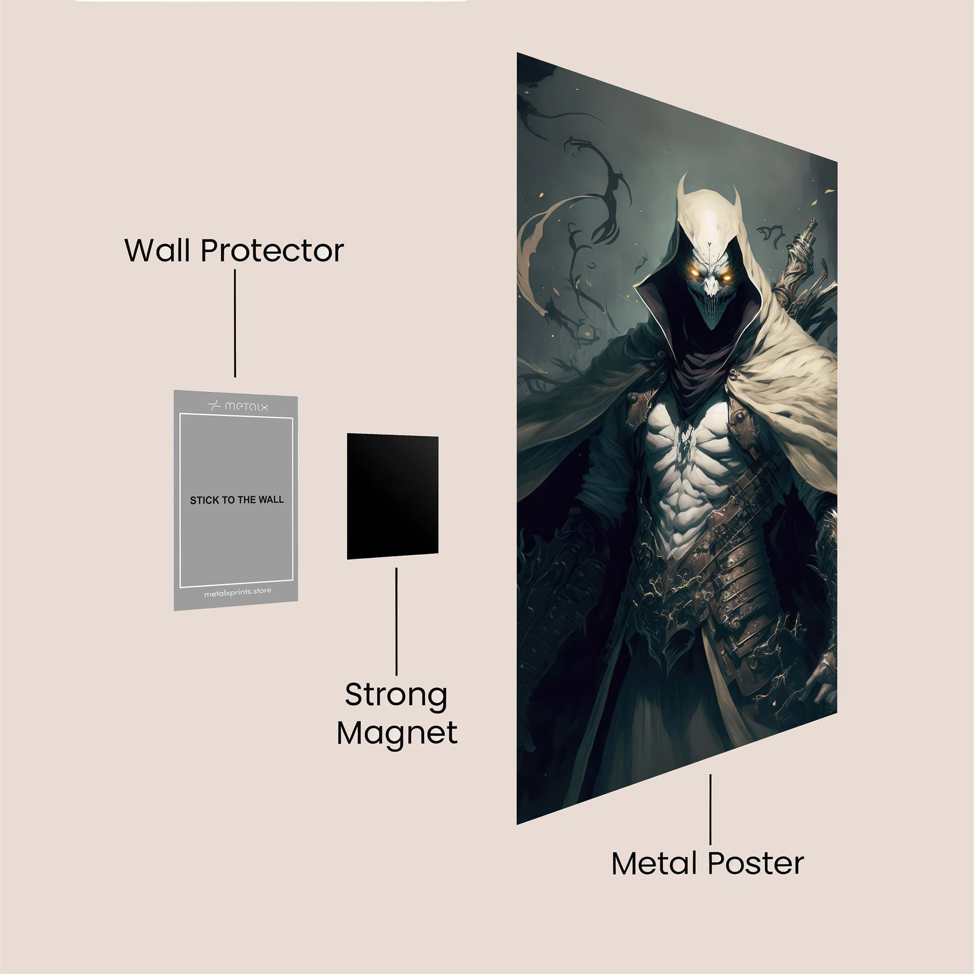 Enigmatic Vortex Safe Wall Magnetic / M