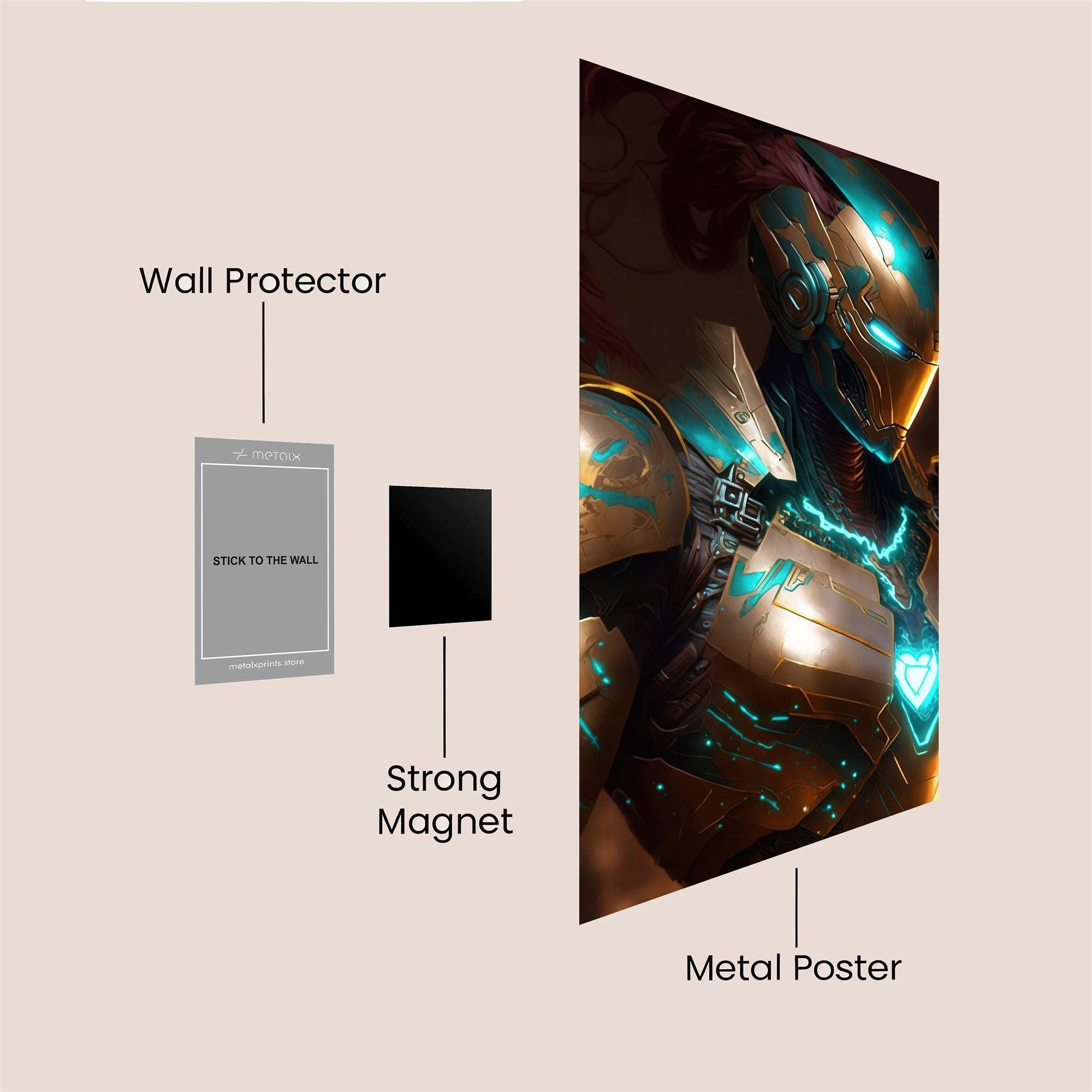 Iron Majesty Safe Wall Magnetic / M