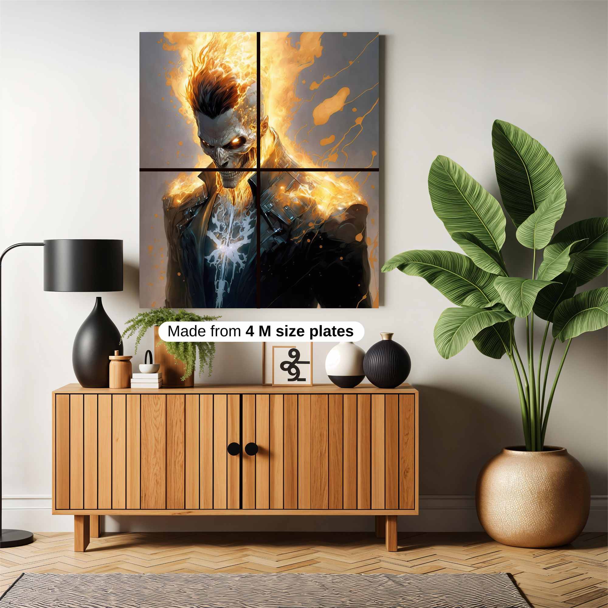 Ghost Blaze Safe Wall Magnetic / M