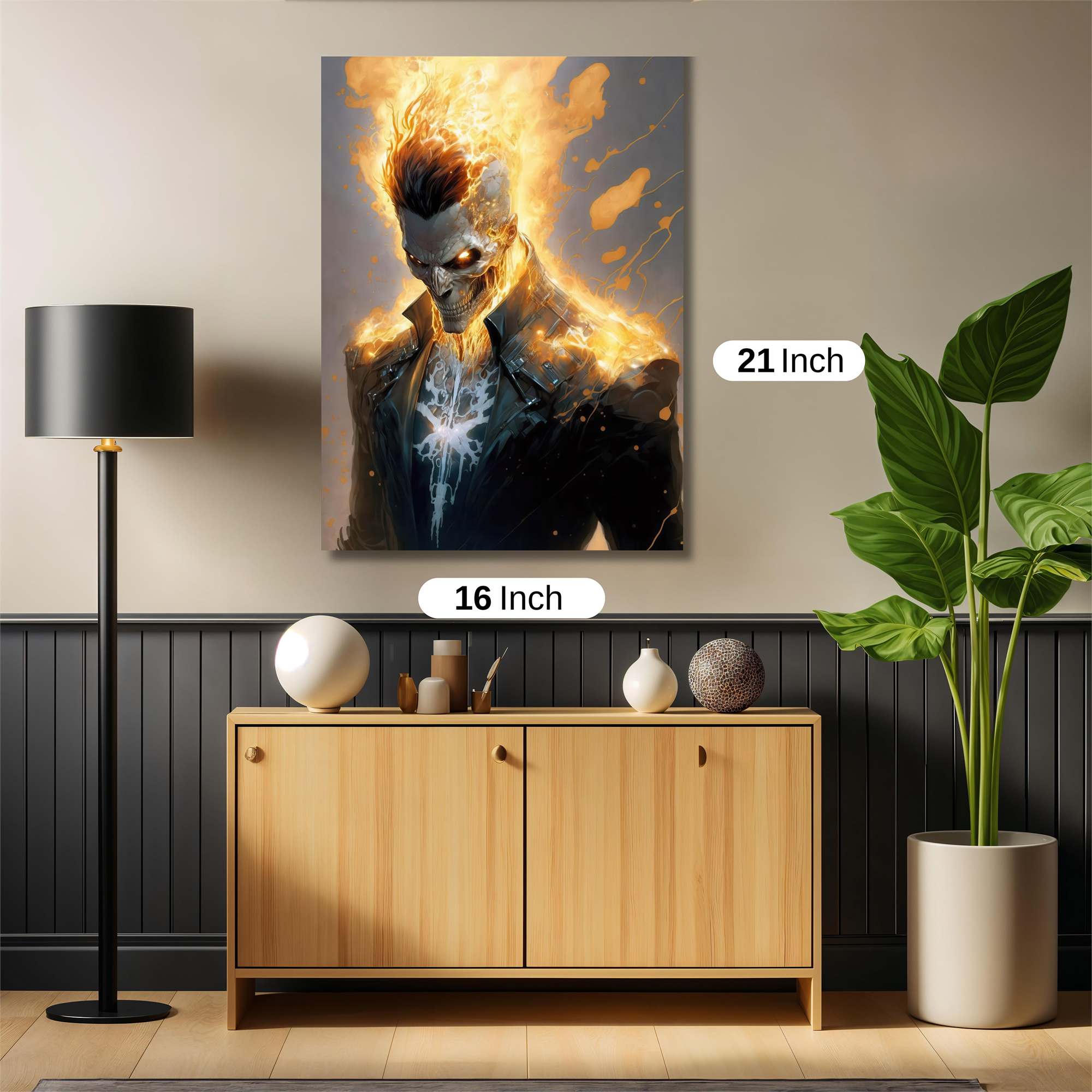 Ghost Blaze Safe Wall Magnetic / M