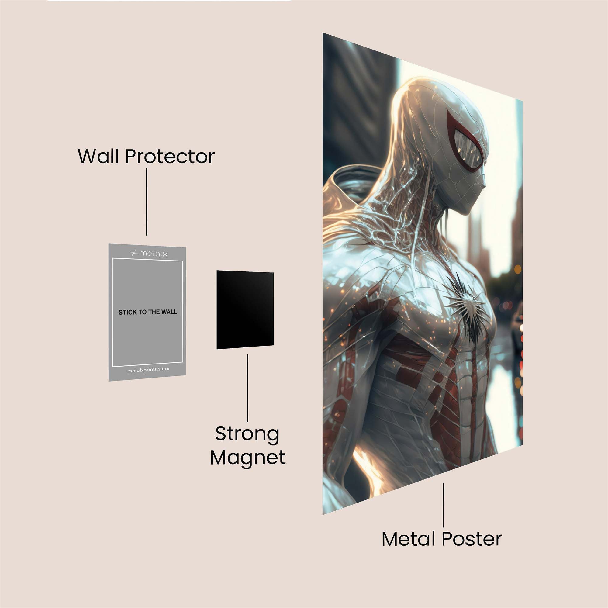 Heroic Gleam Safe Wall Magnetic / M