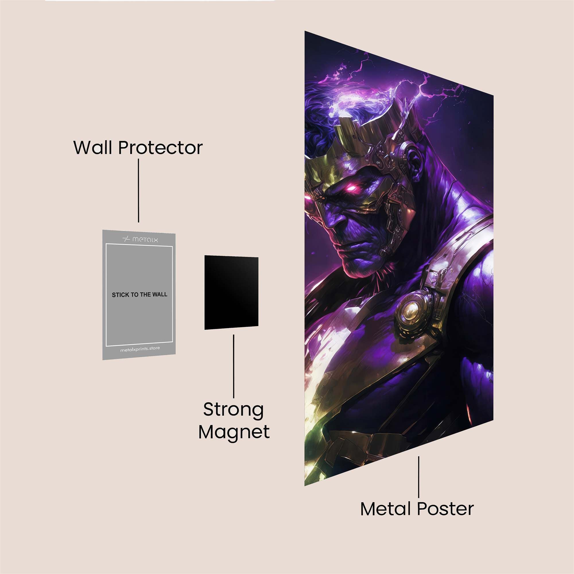 Thanos Majesty Safe Wall Magnetic / M
