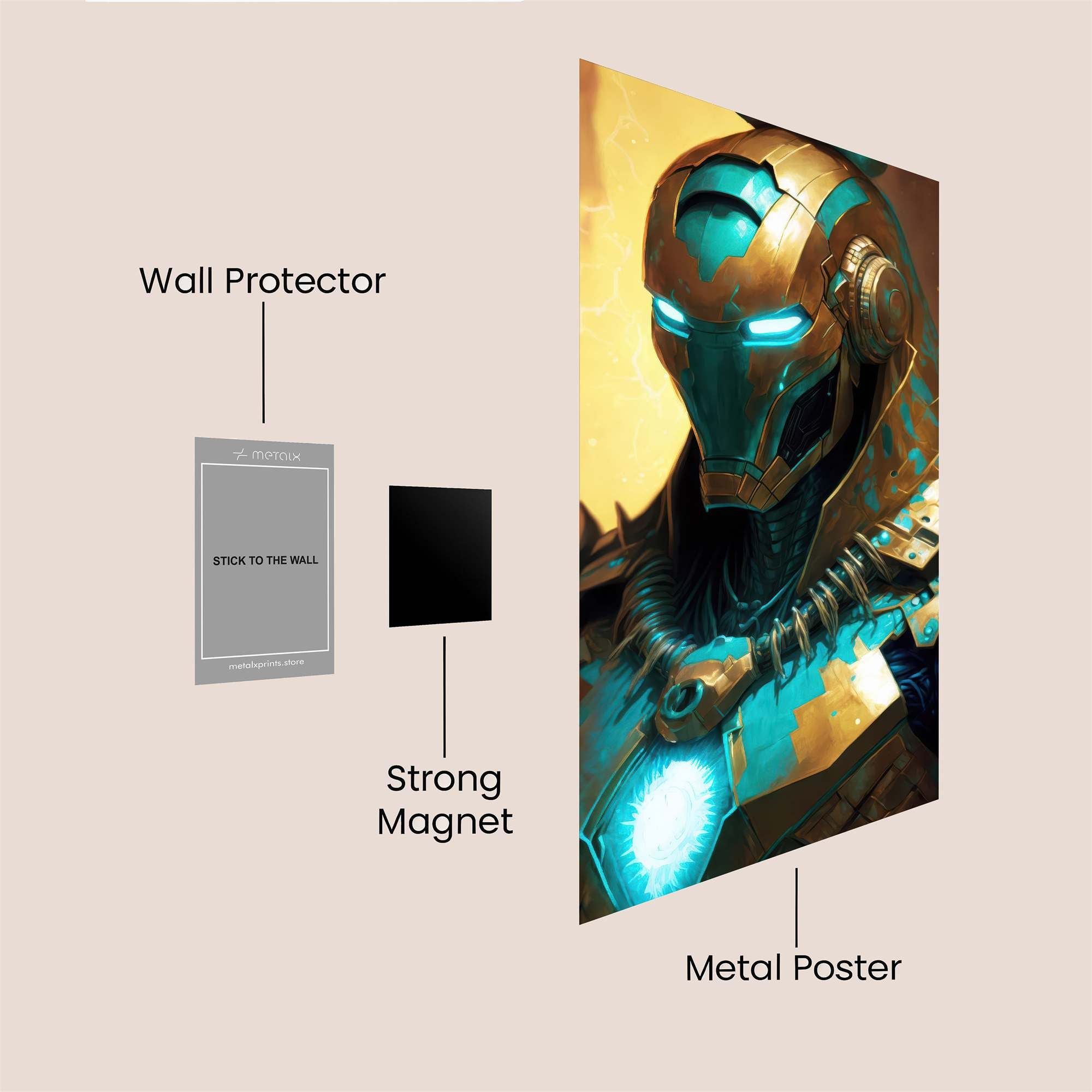 Iron Elegance Safe Wall Magnetic / M