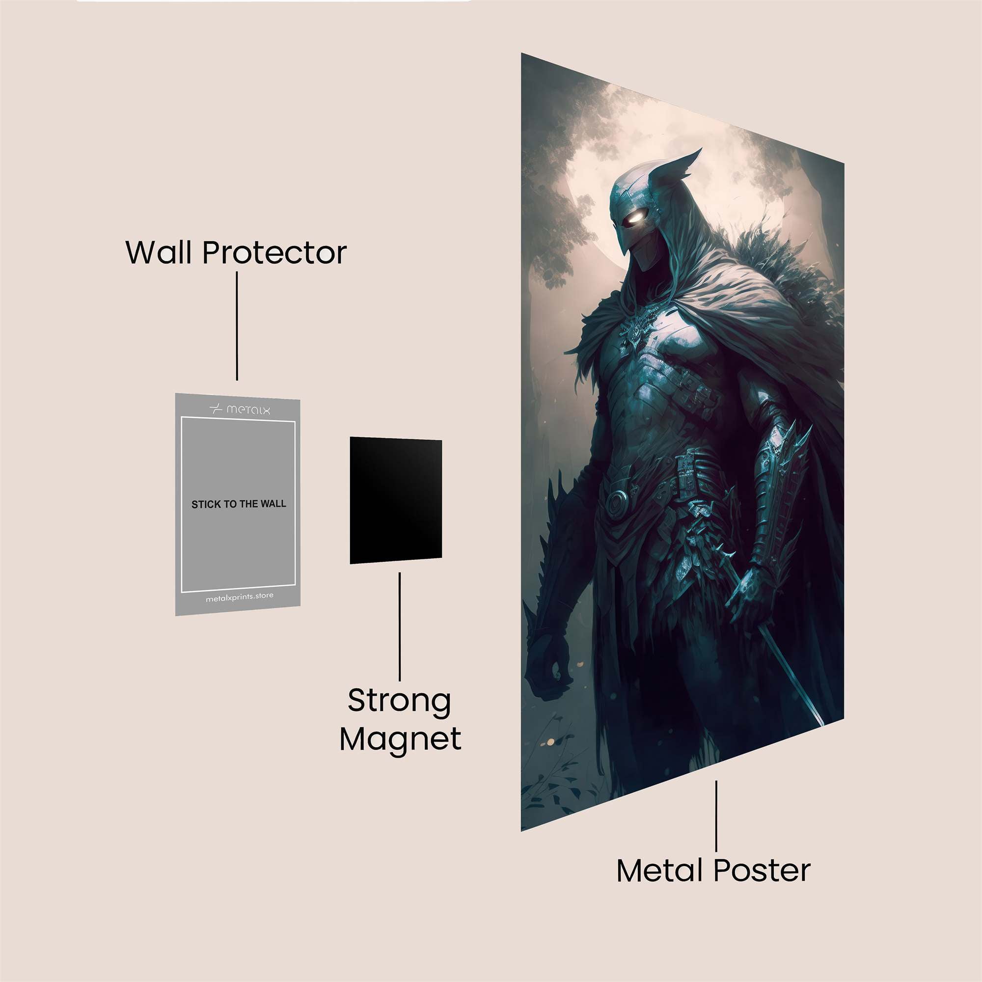 Mystic Vigilance Safe Wall Magnetic / M