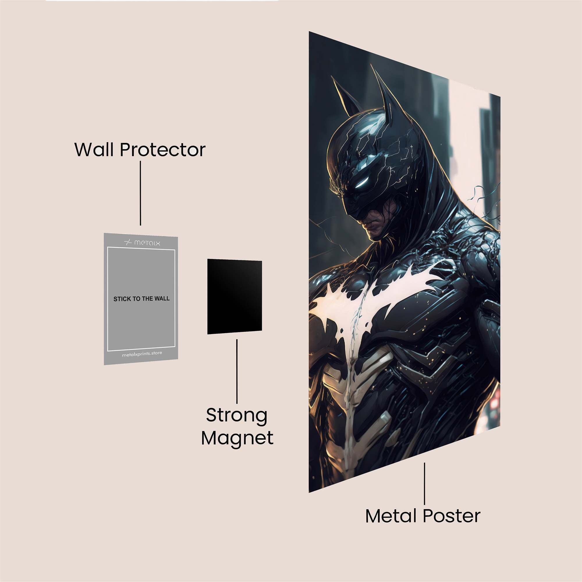 Batman Enigma Safe Wall Magnetic / M