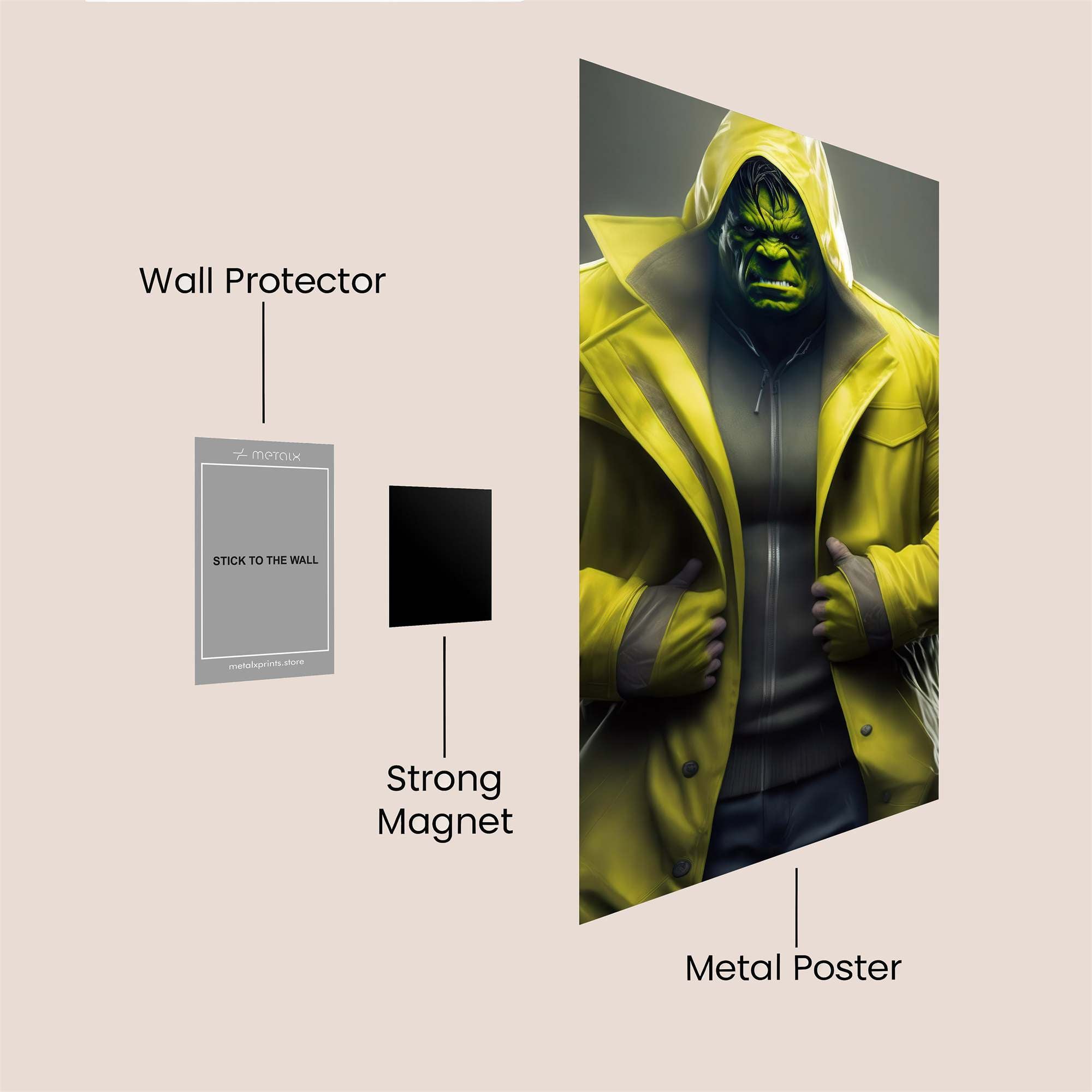 Hulk Emergence Safe Wall Magnetic / M