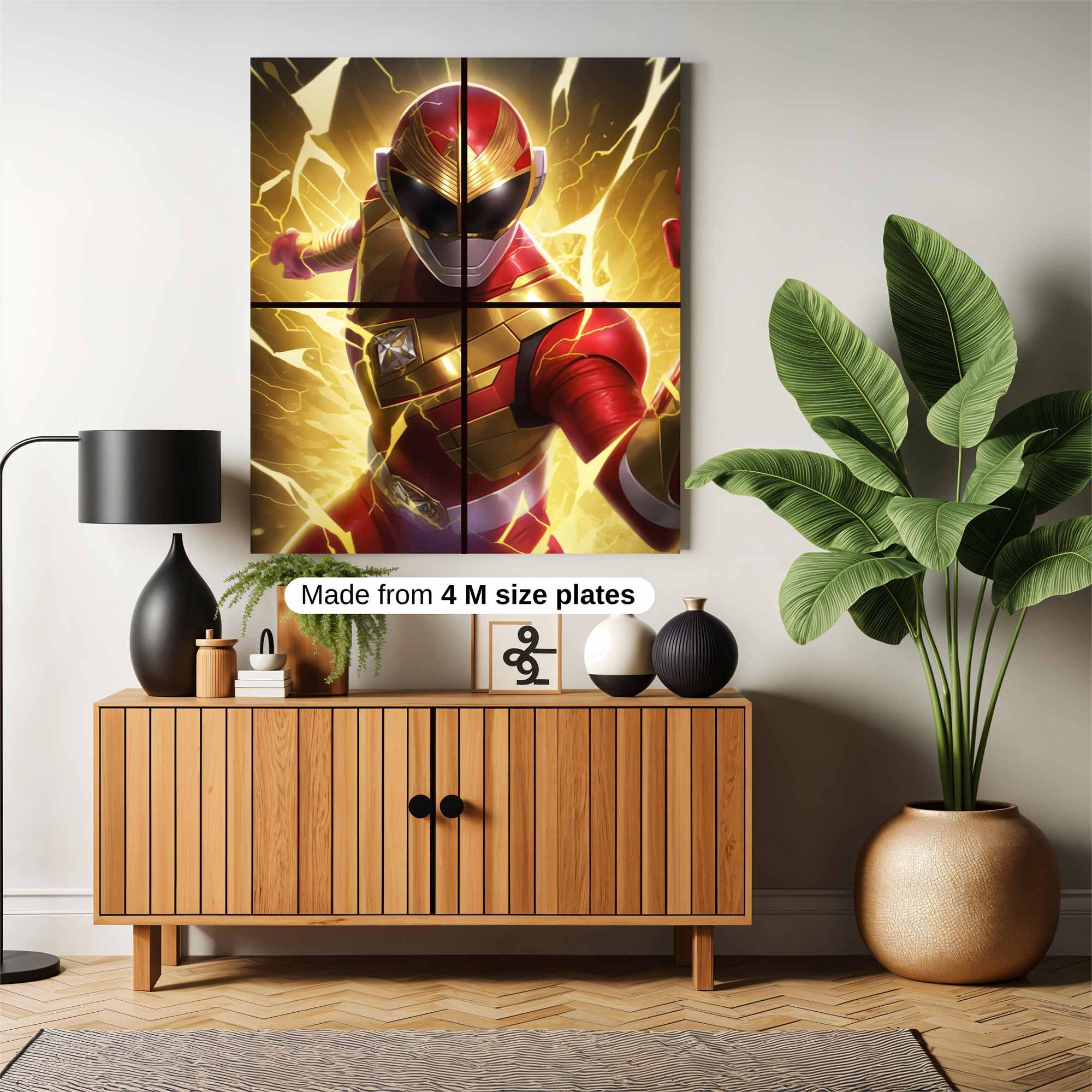 Red Ranger-Electrified Safe Wall Magnetic / M