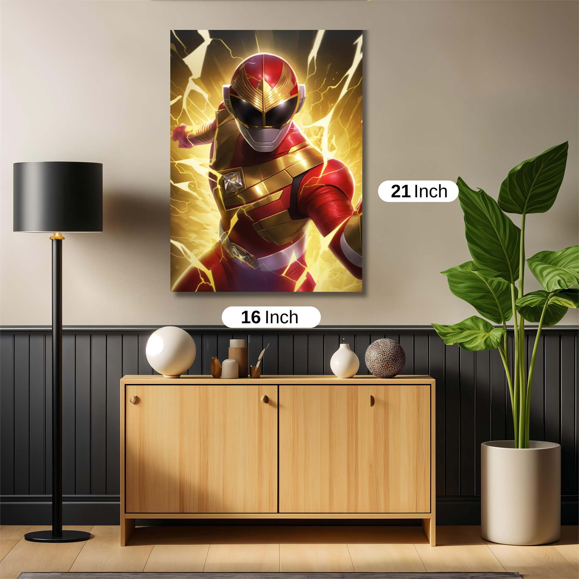 Red Ranger-Electrified Safe Wall Magnetic / M