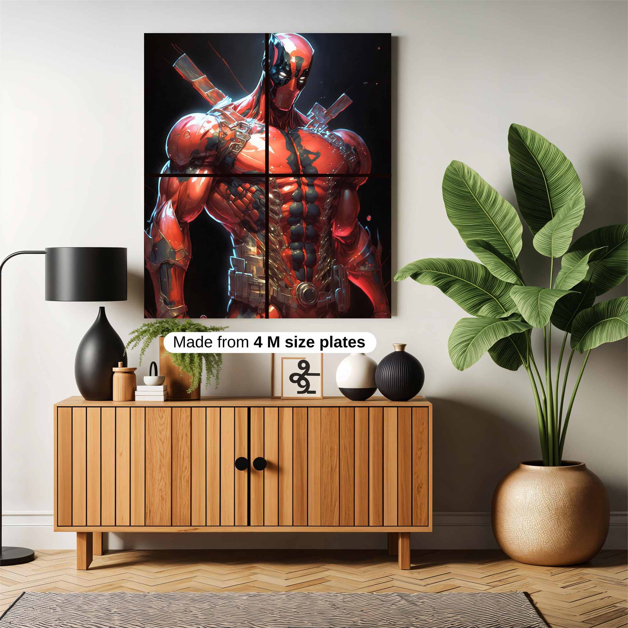 Deadpool Unleashed Safe Wall Magnetic / M
